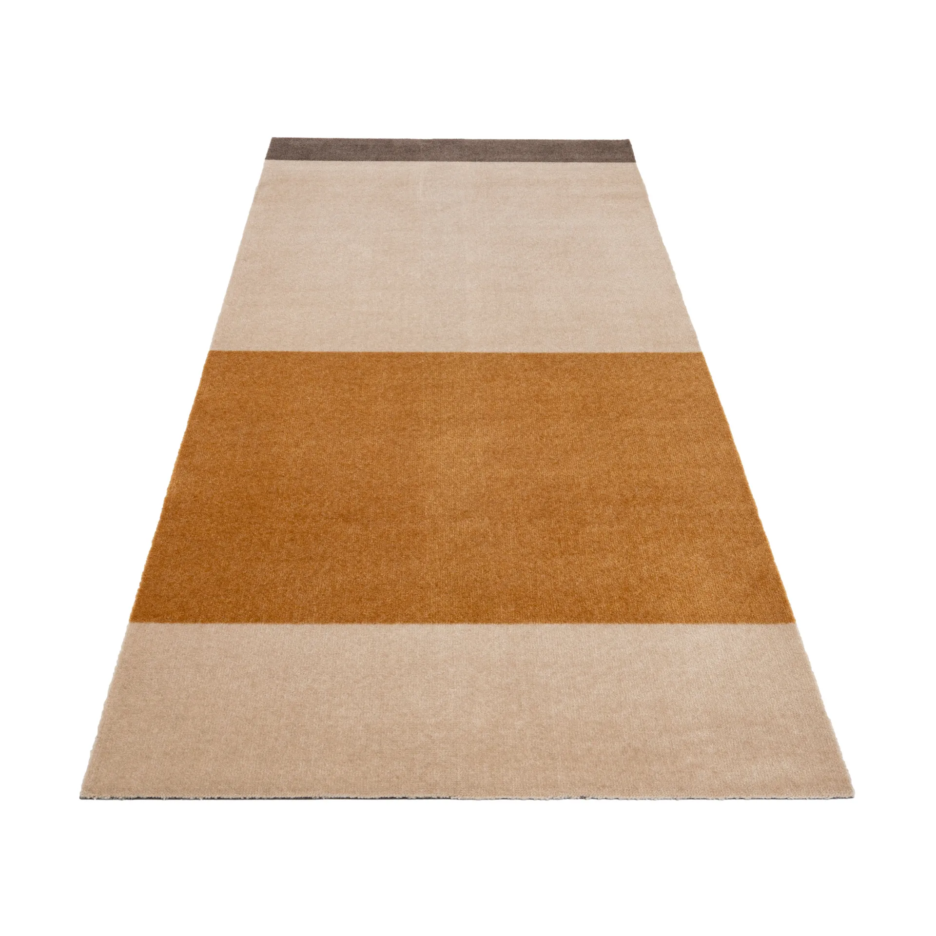 tica copenhagen Stripes käytävämatto vaakasuuntainen Ivory-dijon-brown, 90 x 200 cm