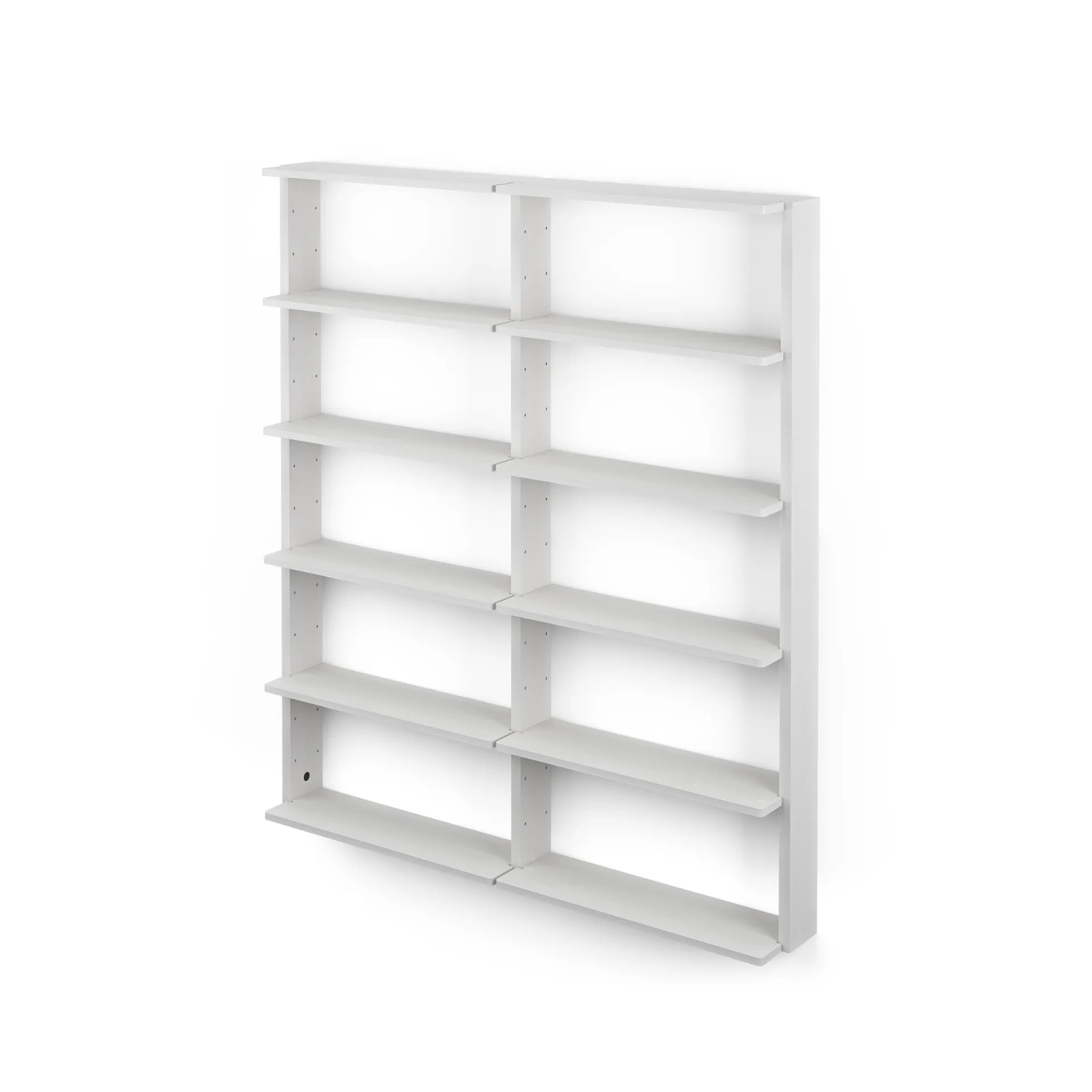 Massproductions Gridlock - T2-A12-0 -seinähylly White stained Ash