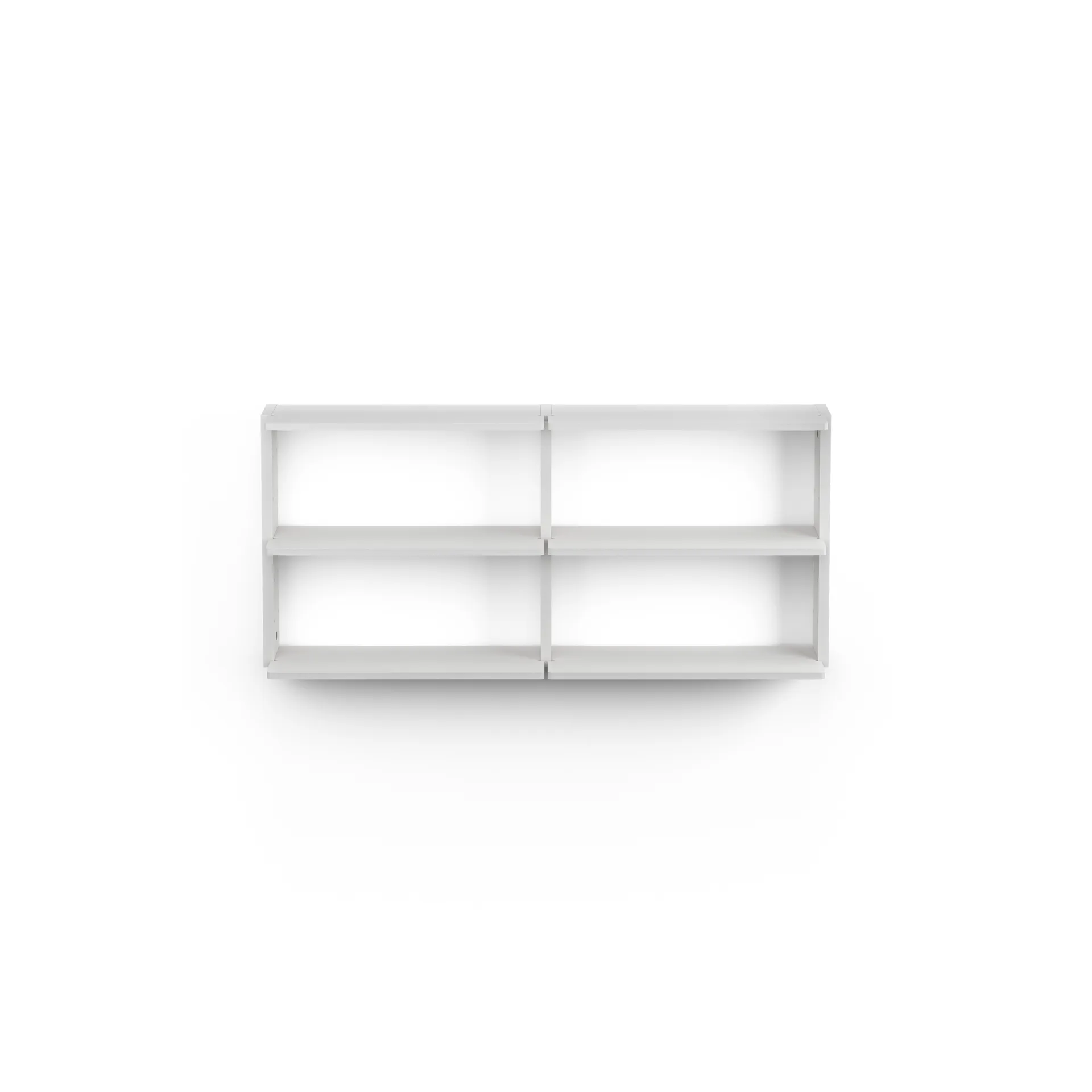 Massproductions Gridlock - S2-A6-0 -seinähylly White stained Ash