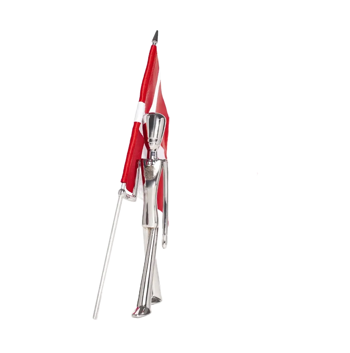 Kay Bojesen Royal Guard x DBU -hahmo 18 cm Polished steel