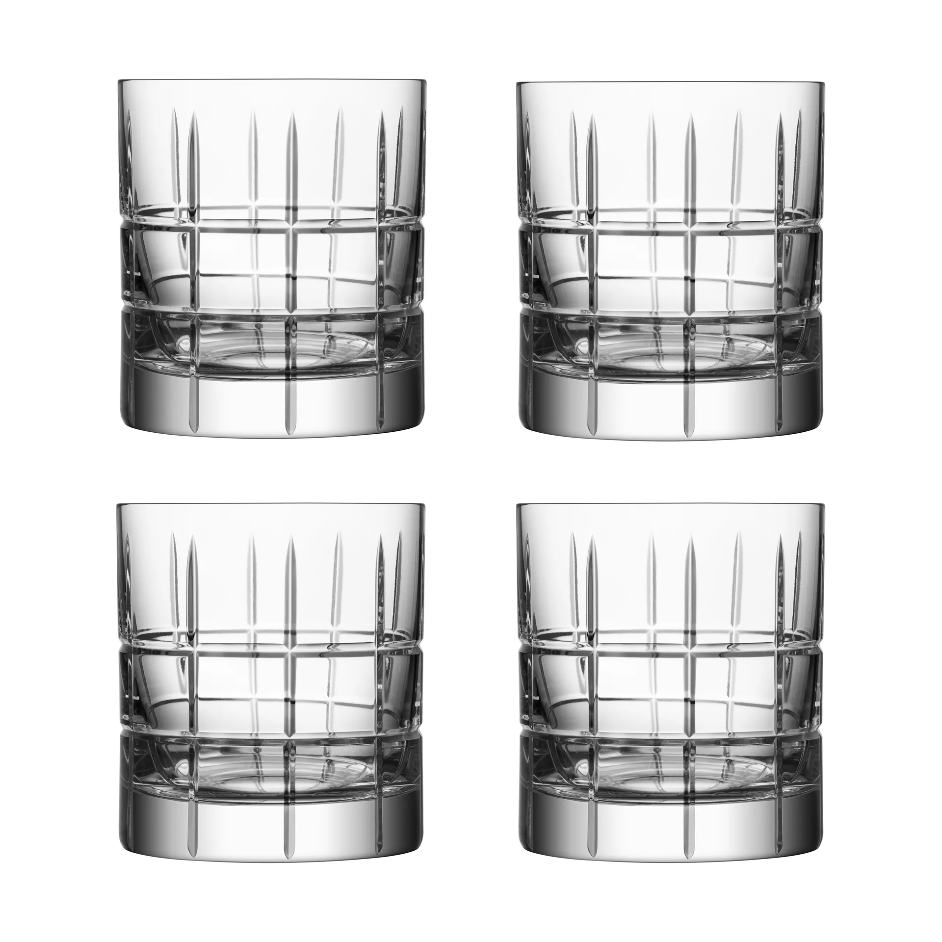 Orrefors Street Old Fashioned -lasi 27 cl 4-pakkaus Kirkas