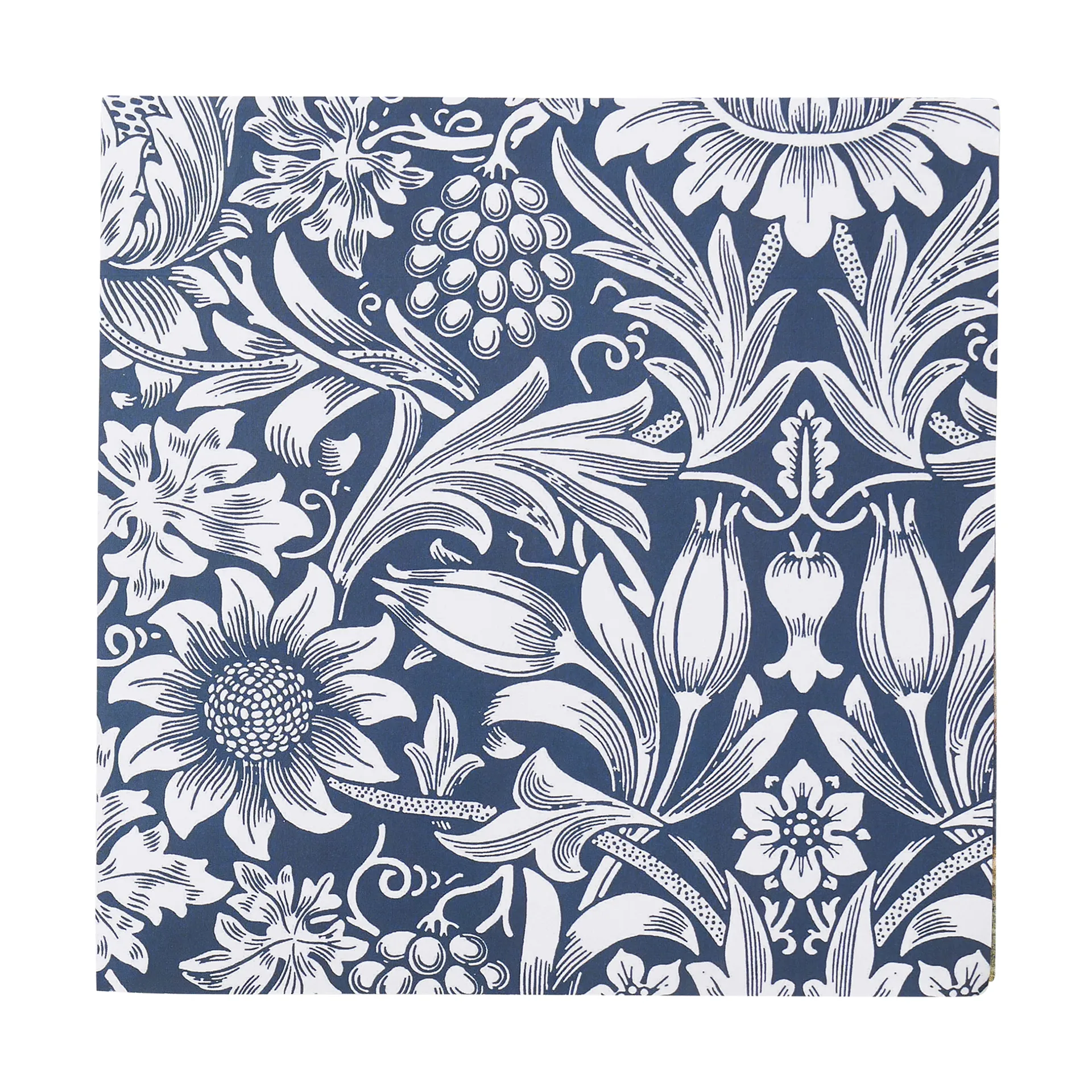 Klippan Yllefabrik Sunflower lautasliinat 33 x 33 cm 20-pakkaus Dark denim