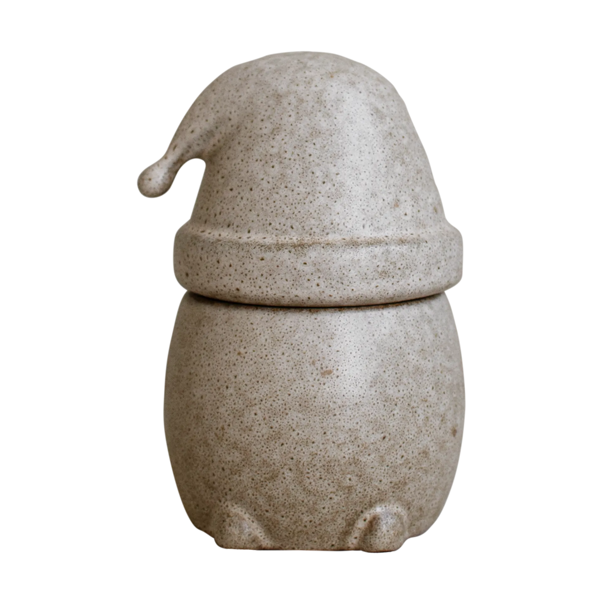 DBKD Eating Santa -kulho kannellinen, pieni Beige