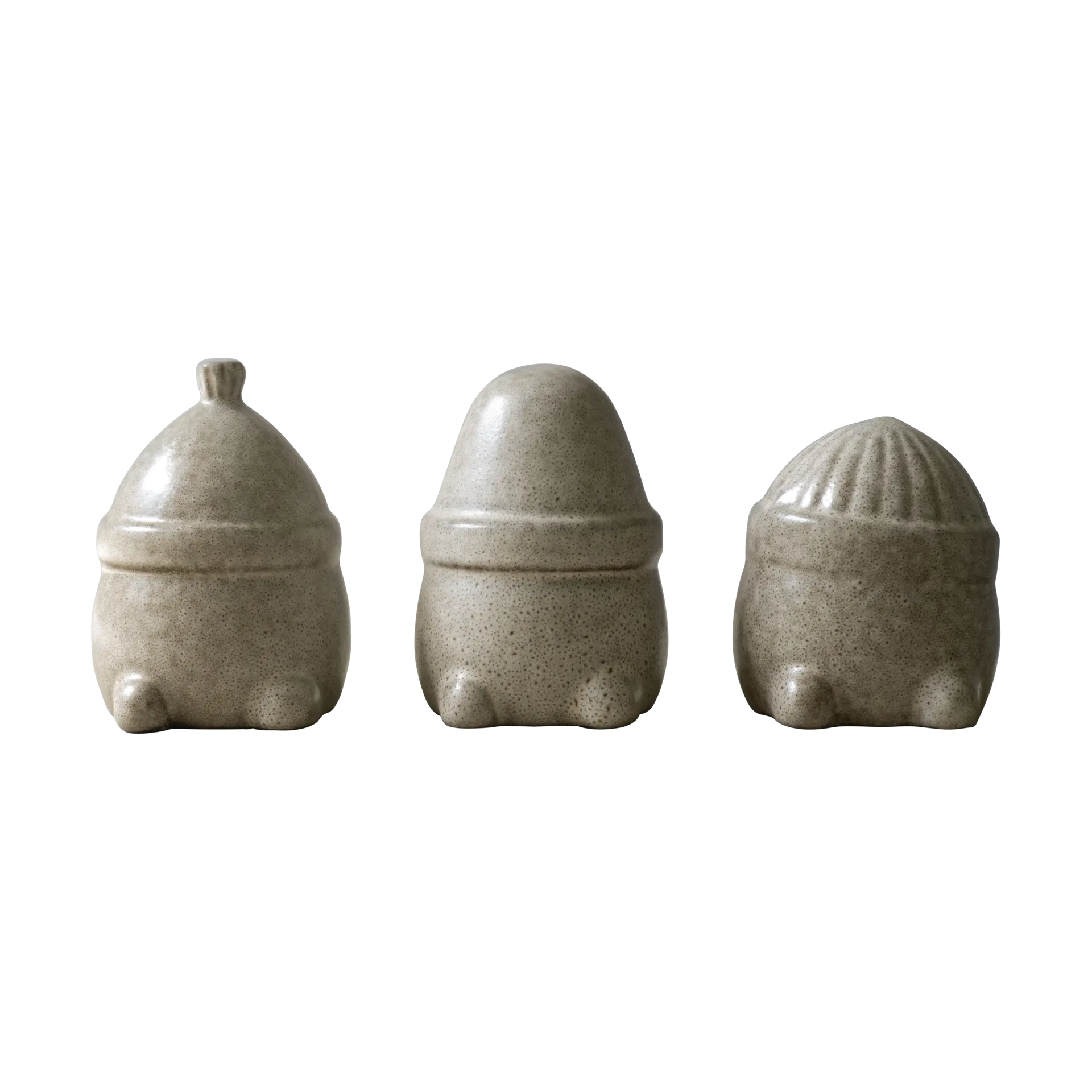 DBKD Hipster Triplets -joulukoriste, 3-pakkaus Beige