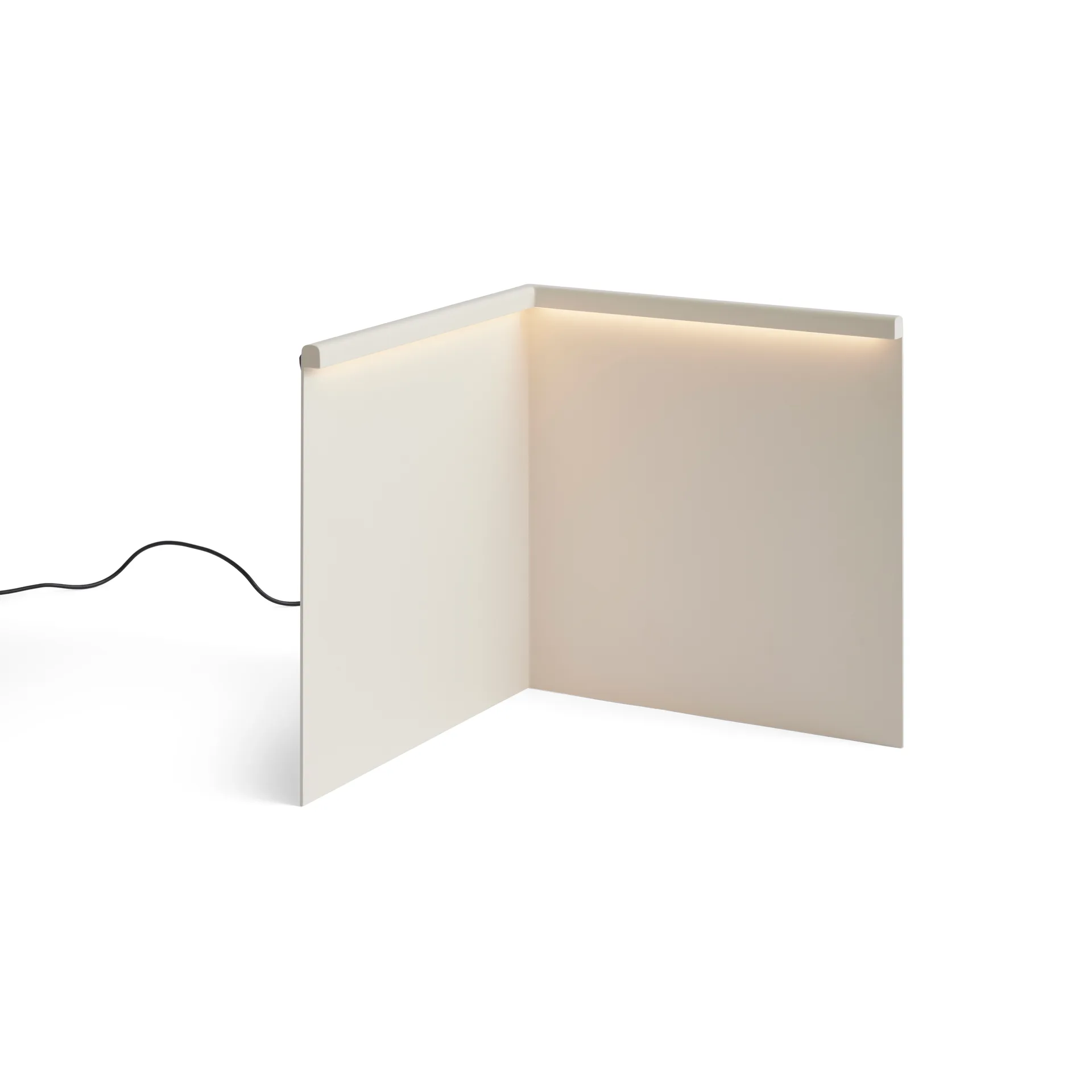HAY LBM Corner -pöytävalaisin Cream white