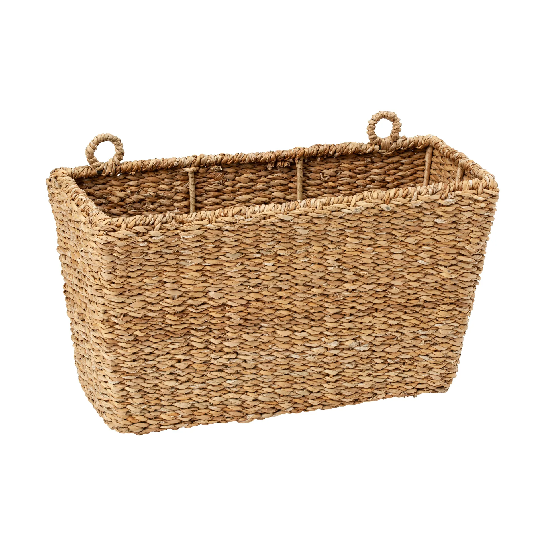 Dixie Esther seinälle ripustettava säilytyskori 40x16x22 cm Natural