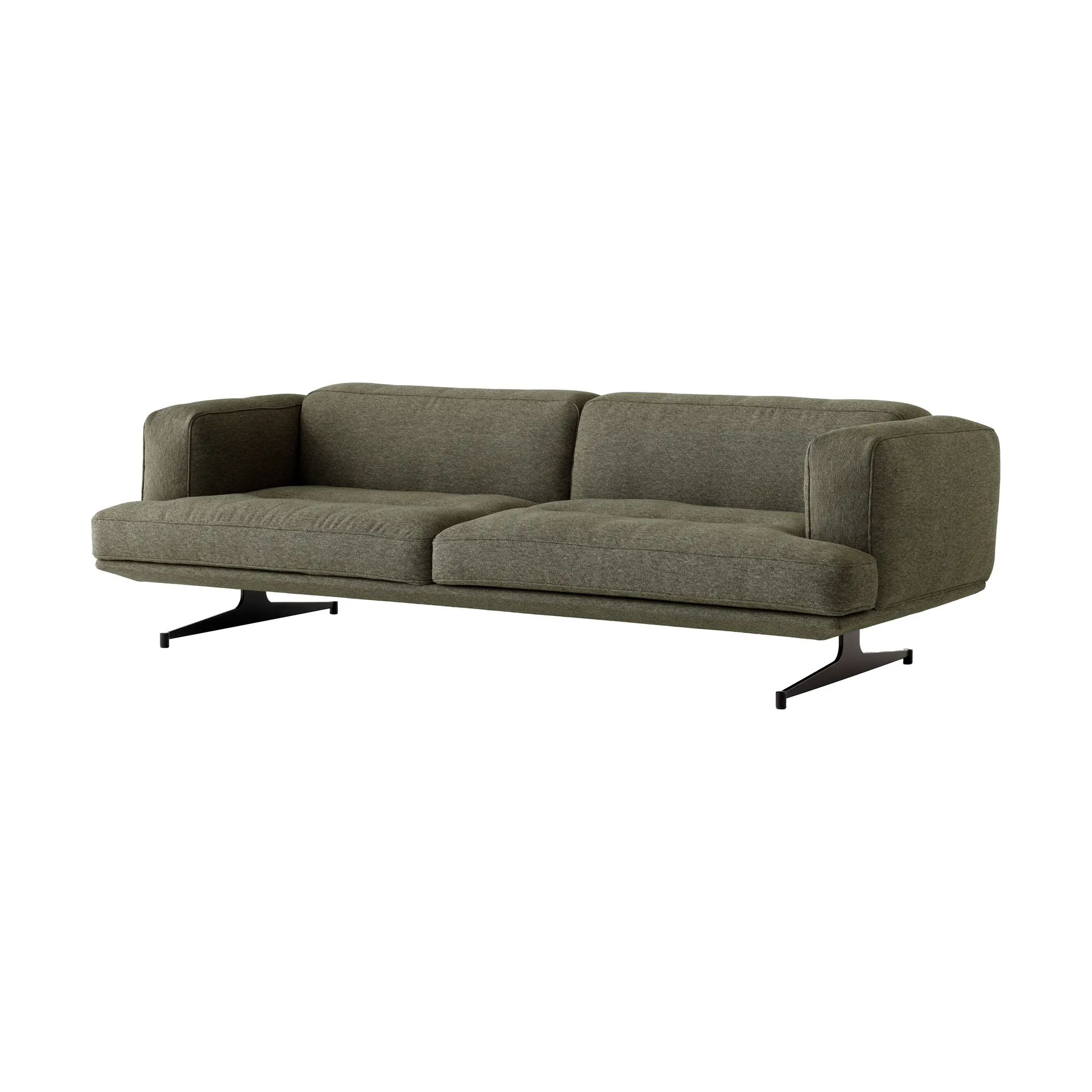 &Tradition Inland AV23 3-istuttava sohva Clay 0014-warm black
