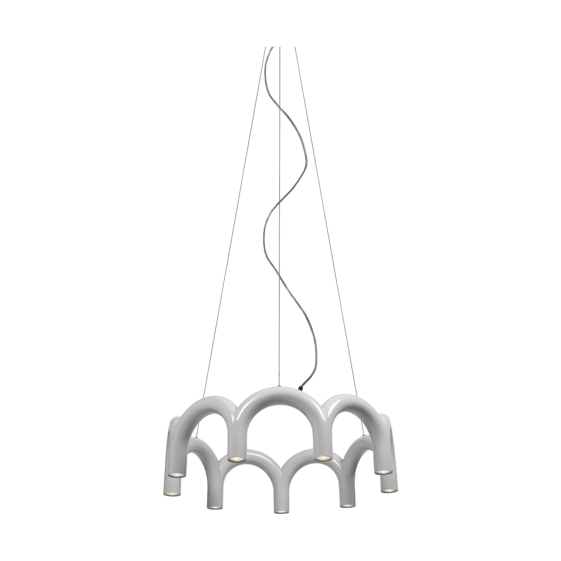 Oblure Arch circle valaisin Valkoinen, Ø76 cm
