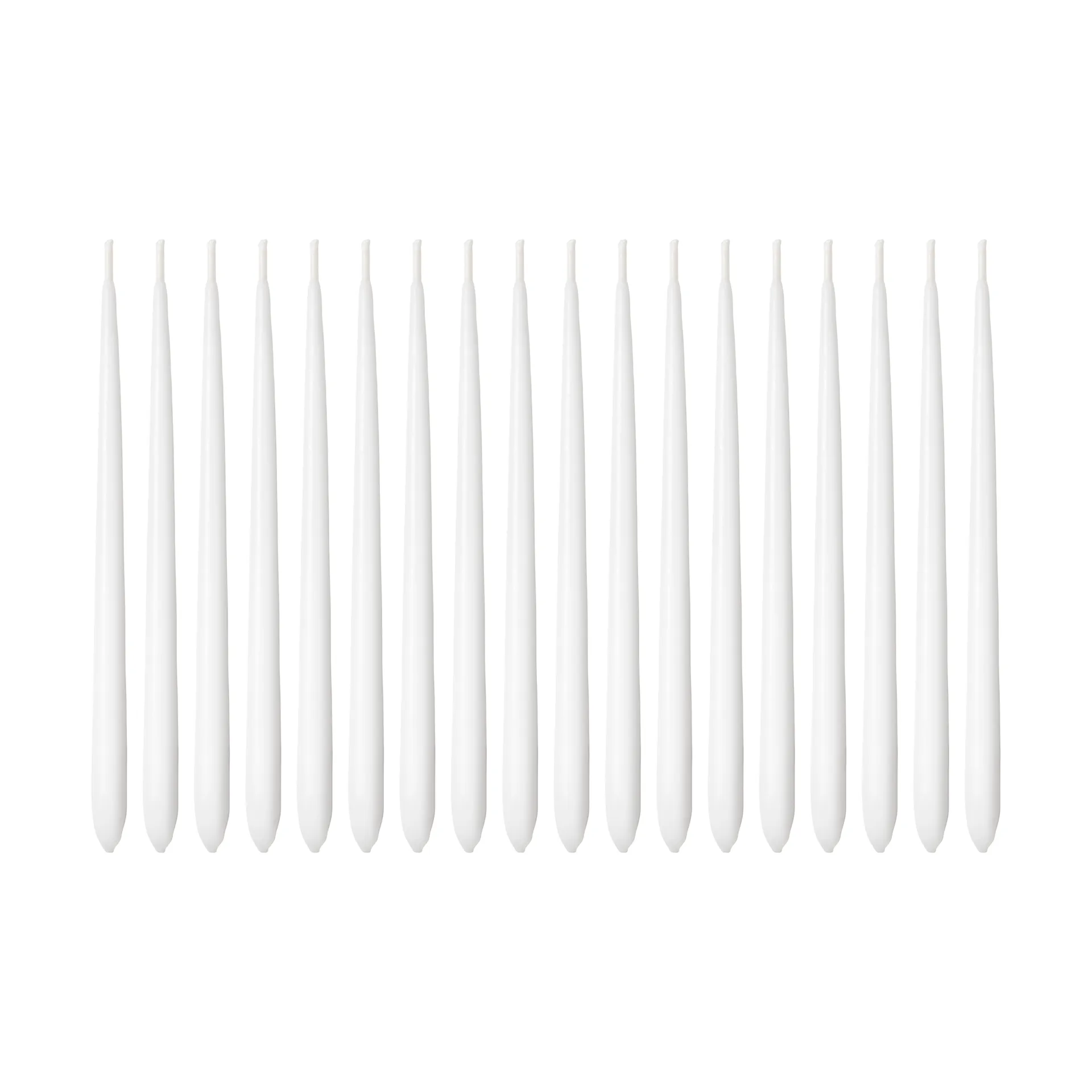Georg Jensen Cobra Hanukkah kynttilät 18 kpl Valkoinen
