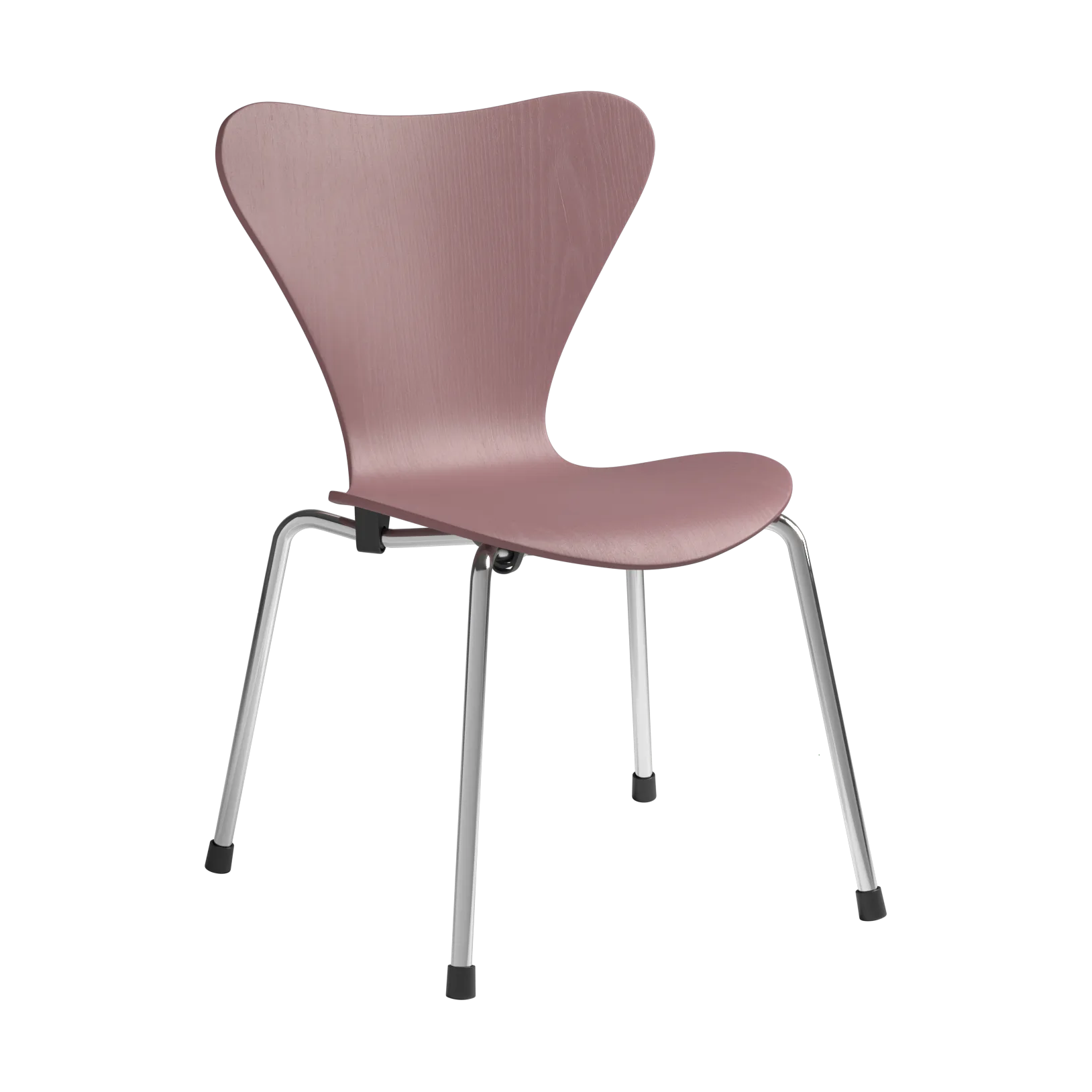 Fritz Hansen 3177 Series 7-lastentuoli Wild rose maalattu pihlaja-kromi