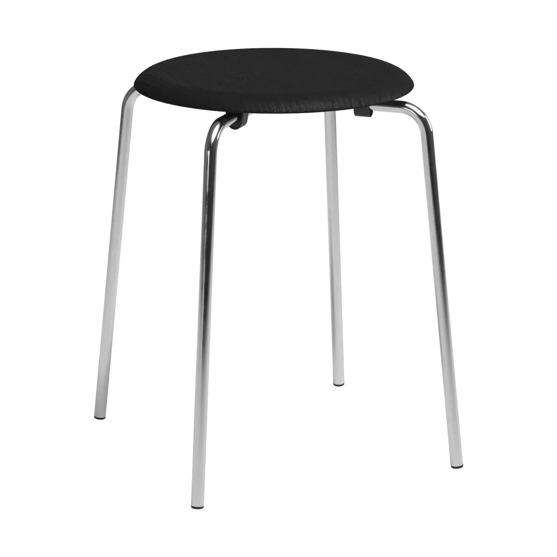 Fritz Hansen Dot palli Musta saarni-kromi