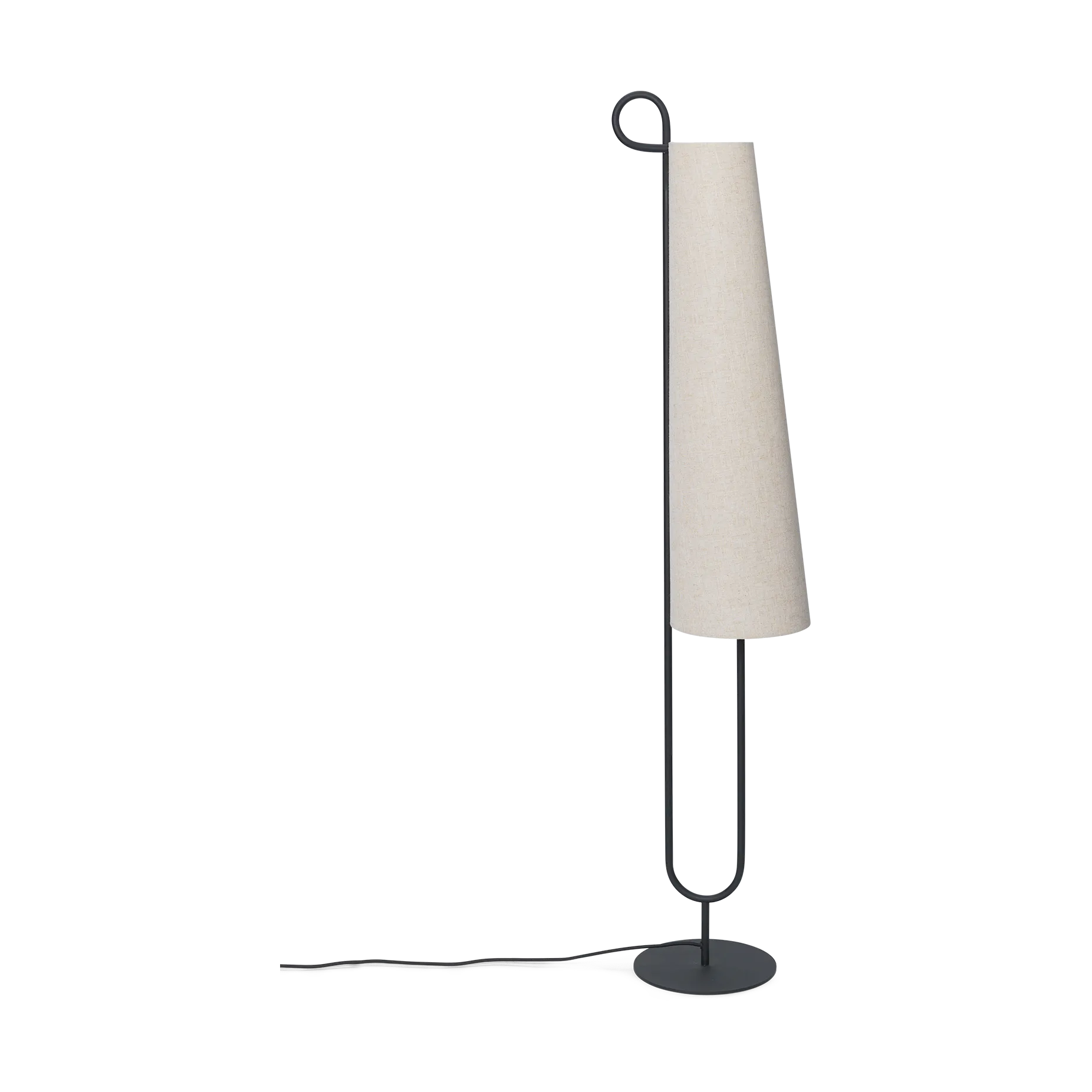 Ferm Living Ancora lattiavalaisin Musta-Luonnollinen