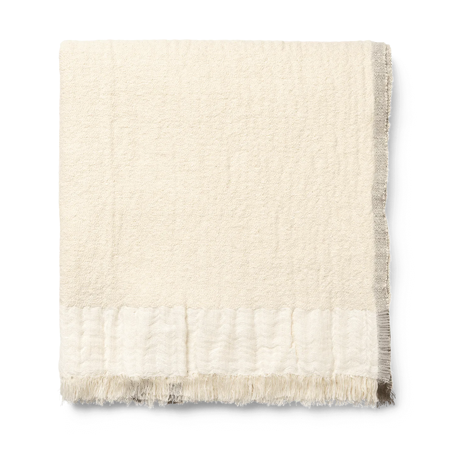 Ferm Living Weaver huopa 120x170 cm Vaaleanharmaa