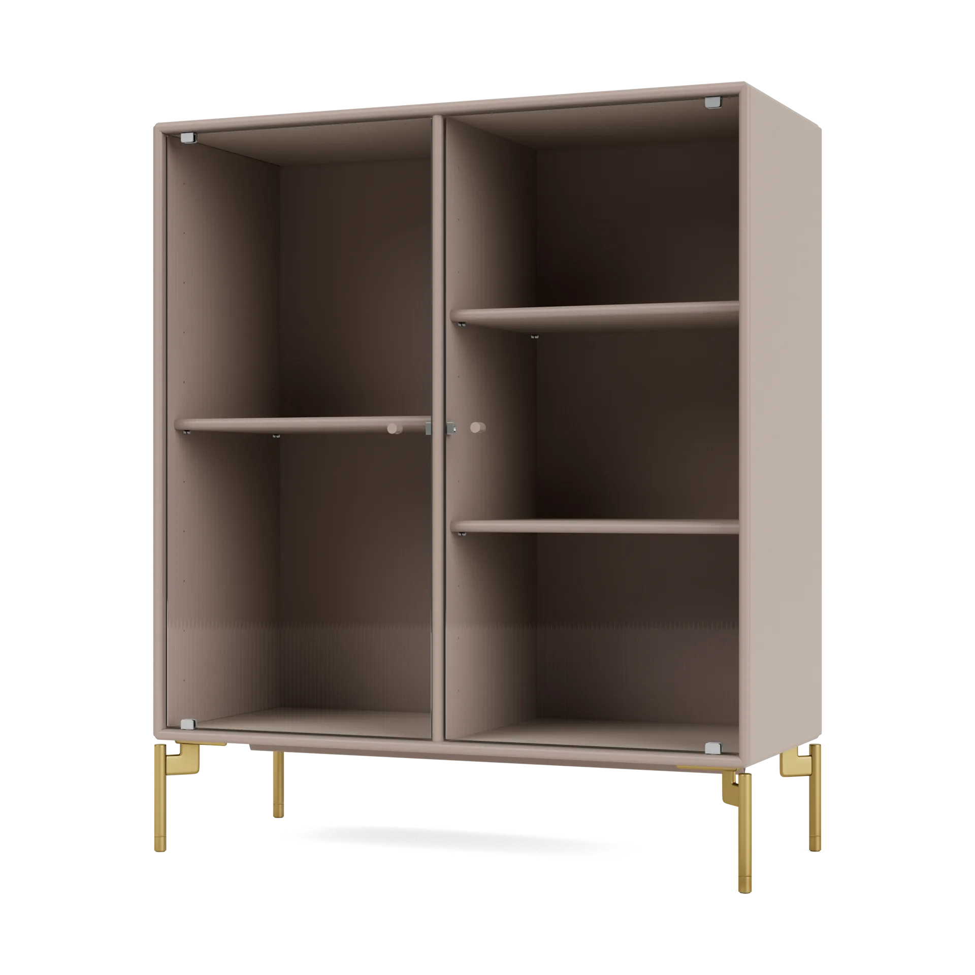 Montana Ripple II vitriinikaappi 69,6x82,2x30 cm Mushroom-jalat brass