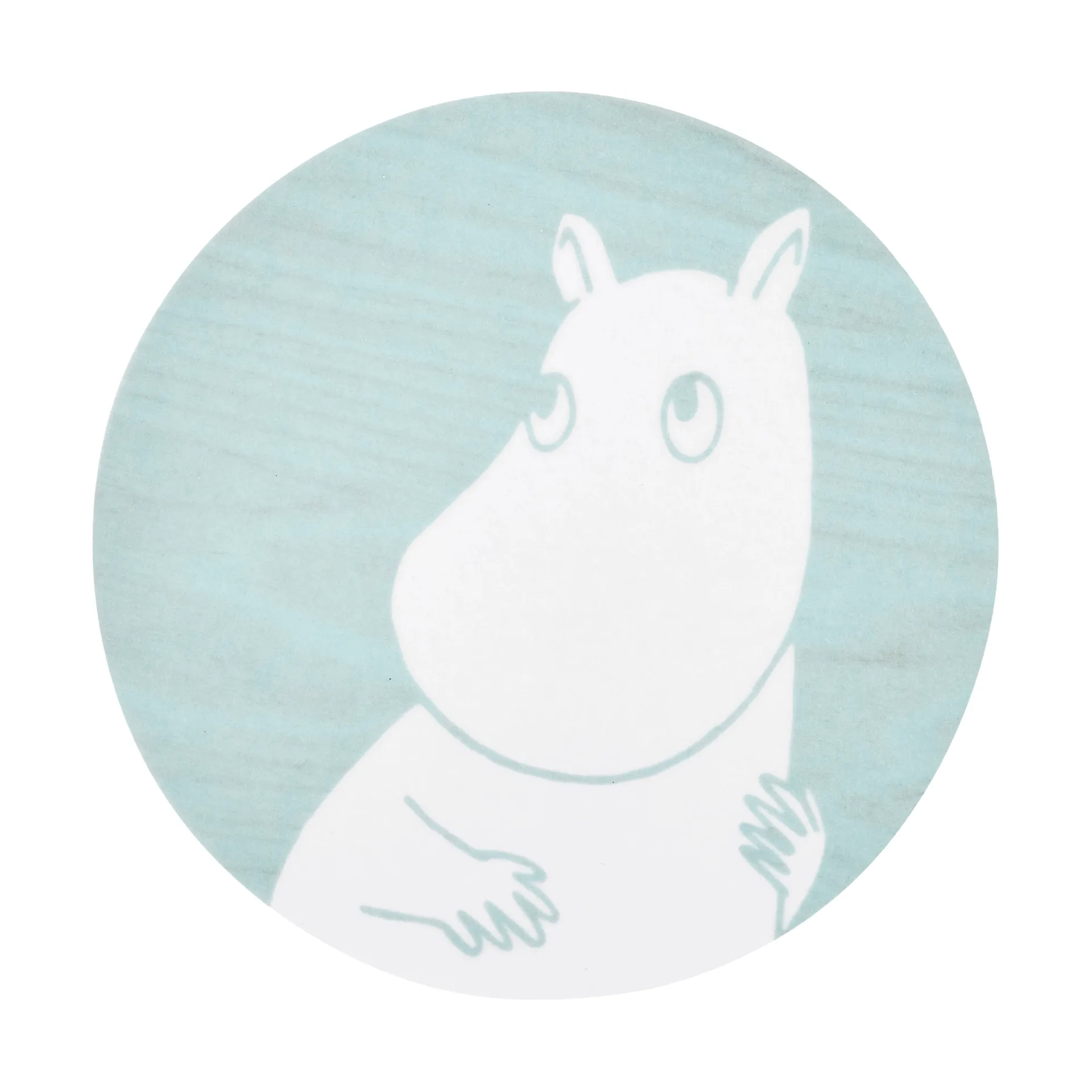 Muurla Moomin lasinalunen Ø10 cm Momintroll