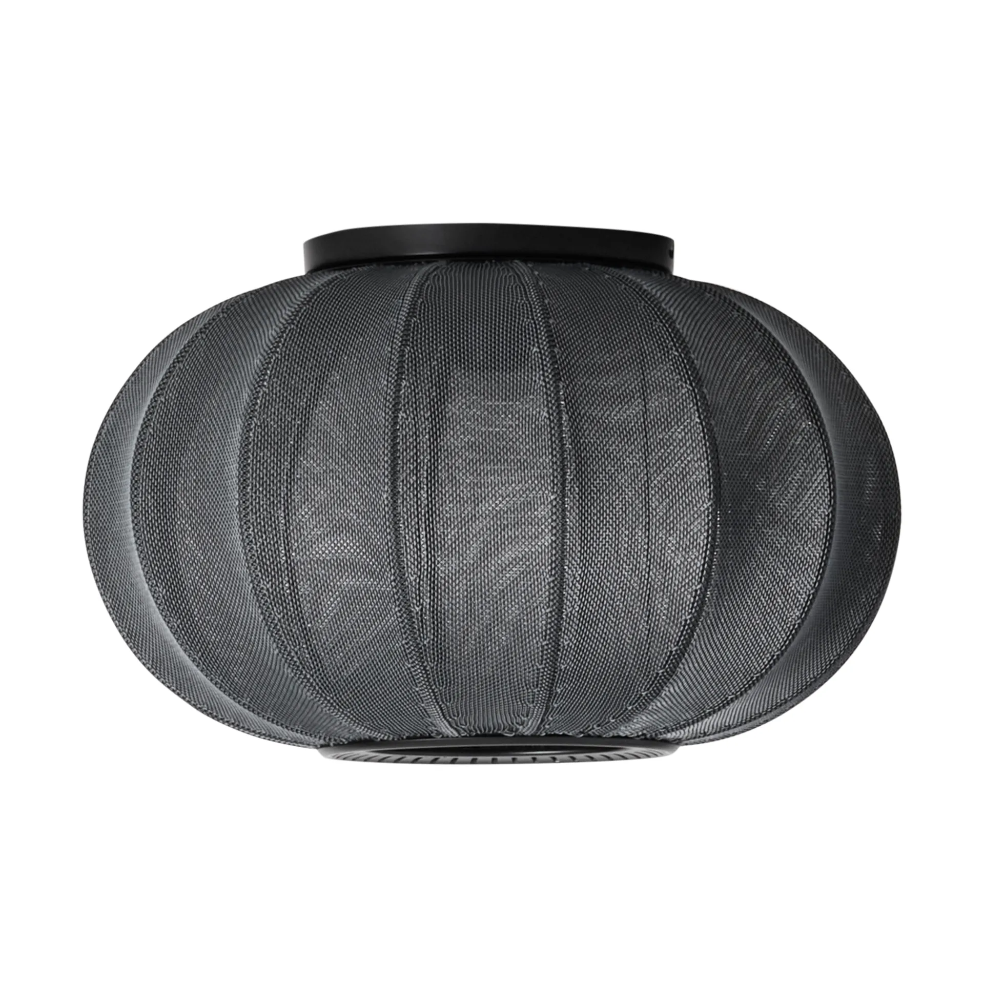 Made By Hand Knit-Wit 45 Oval seinä- ja kattolamppu Black