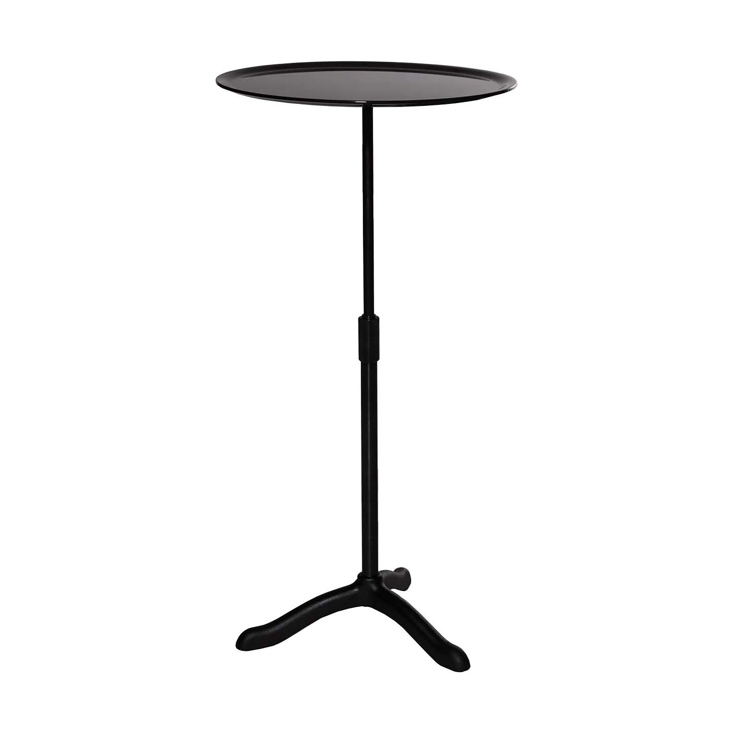Källemo Cassis-sohvapöytä Ø37 cm Musta anodisoitu alumiini-black