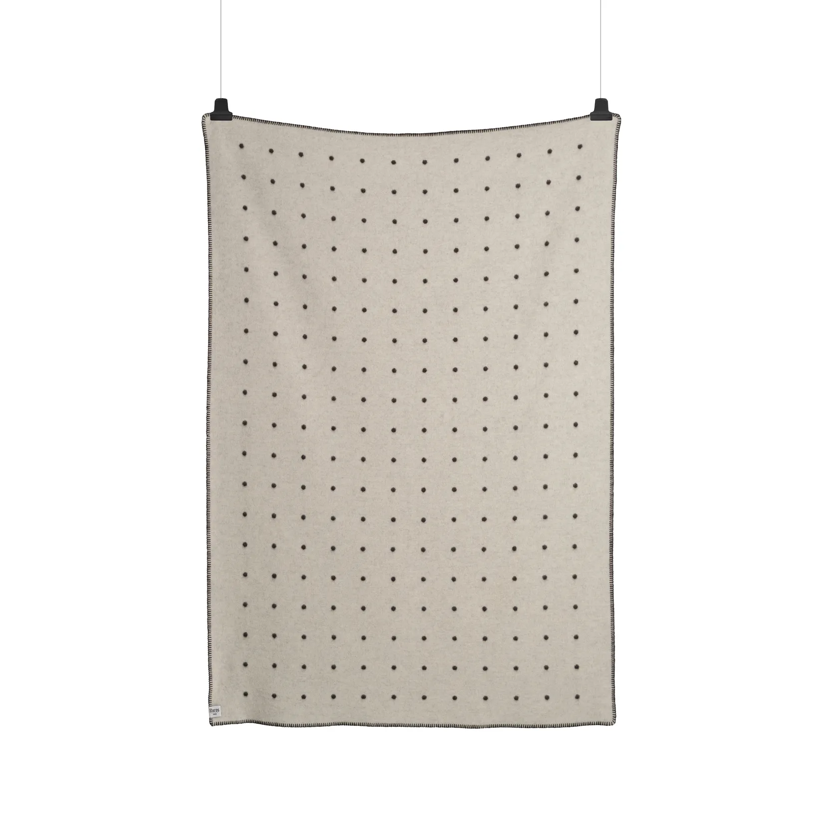 Røros Tweed Pastille viltti 135x200 cm Black and white
