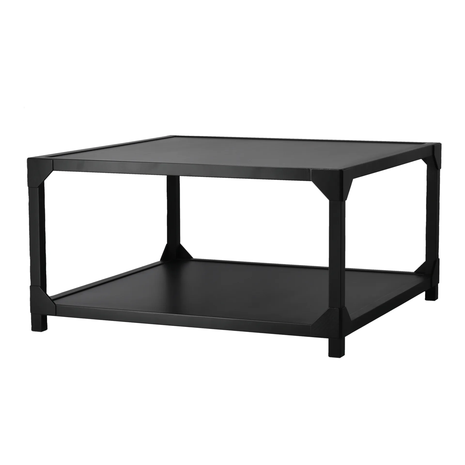 Gärsnäs Bleck sohvapöytä 75x75 cm vaneri Pyökki-musta petsi
