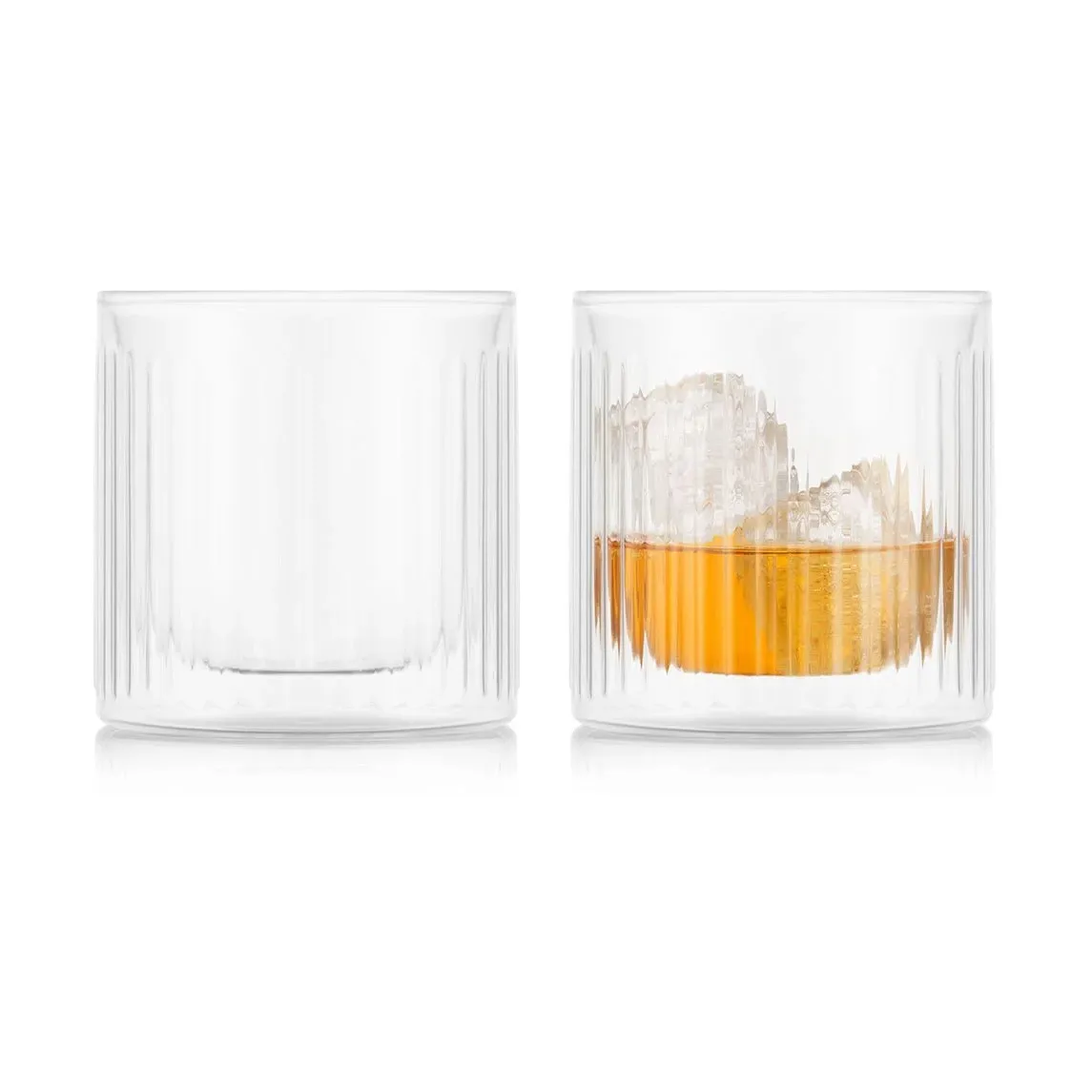 Bodum Douro Bar kaksiseinäinen viskilasi 30 cl 2-pakkaus Kirkas