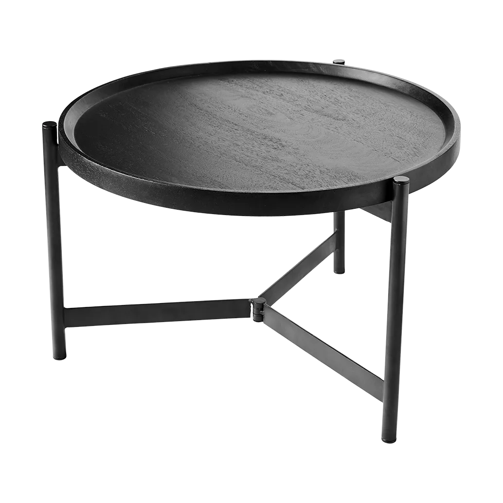 MUUBS Nevada sohvapöytä Ø70 cm Musta