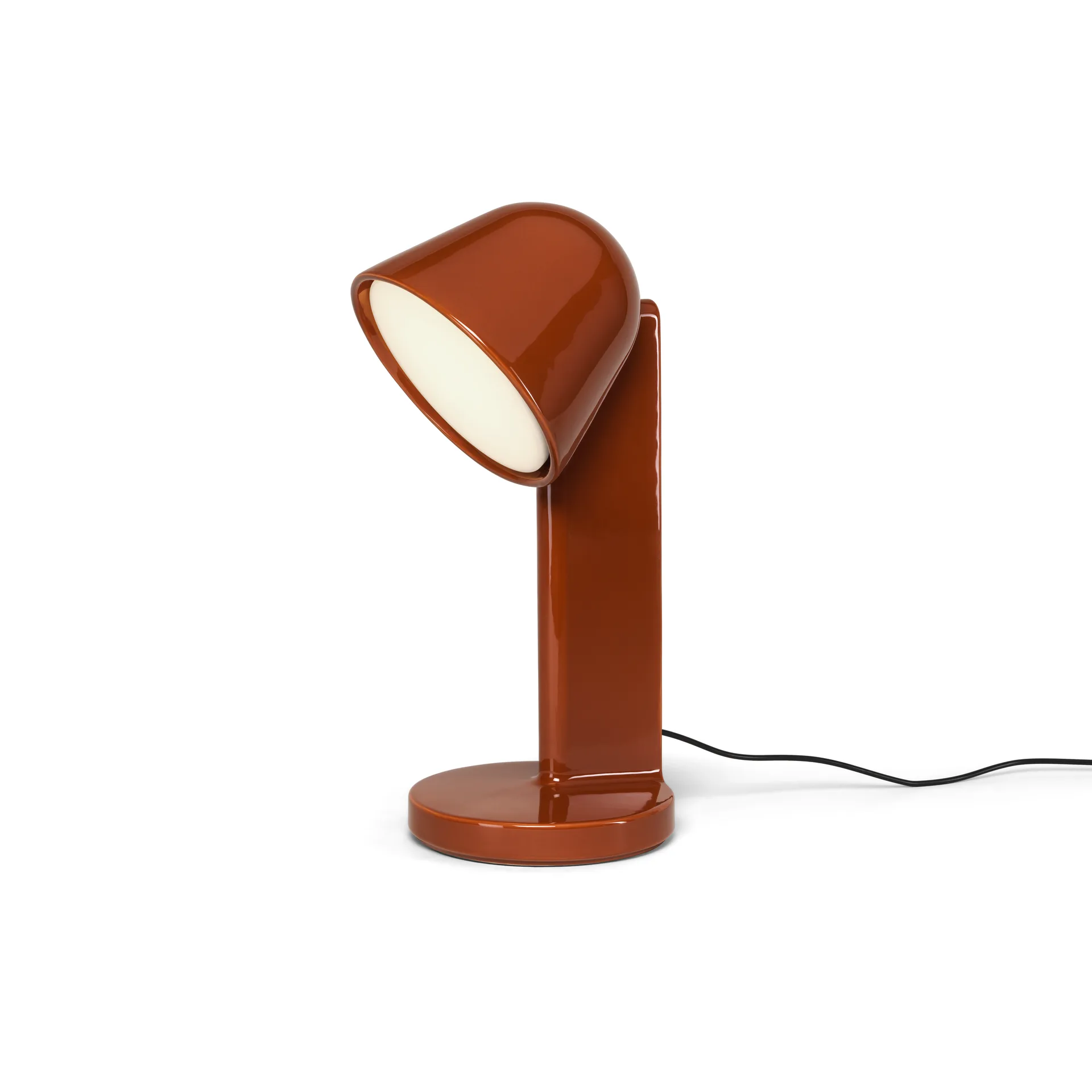 Flos Céramique Down pöytälamppu Rust red