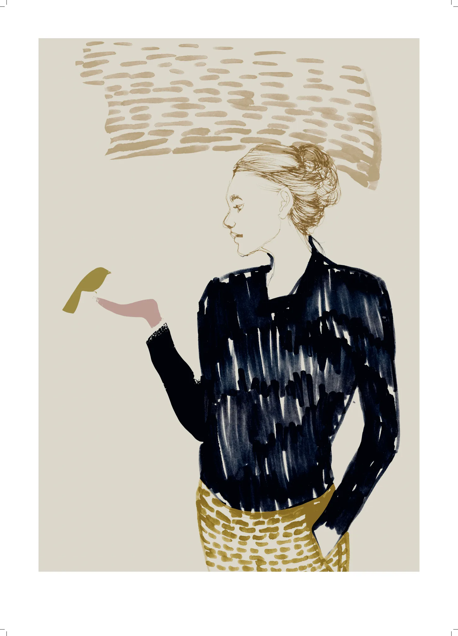 Anna Bülow Hello juliste 50x70 cm