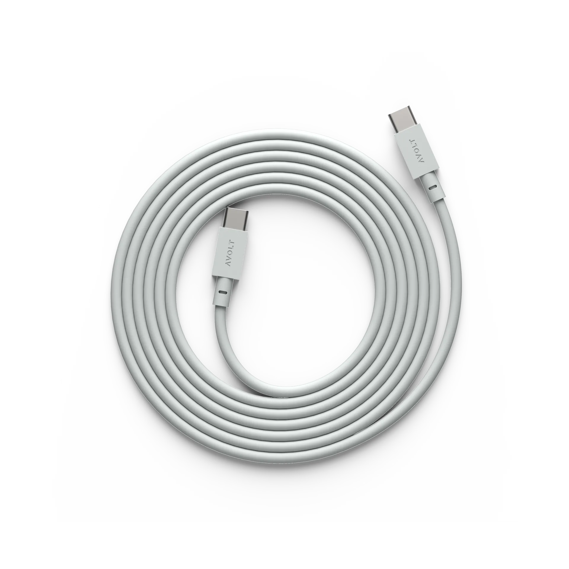 Avolt Cable 1 USB-C - USB-C latauskaapeliin 2 m Gotland gray
