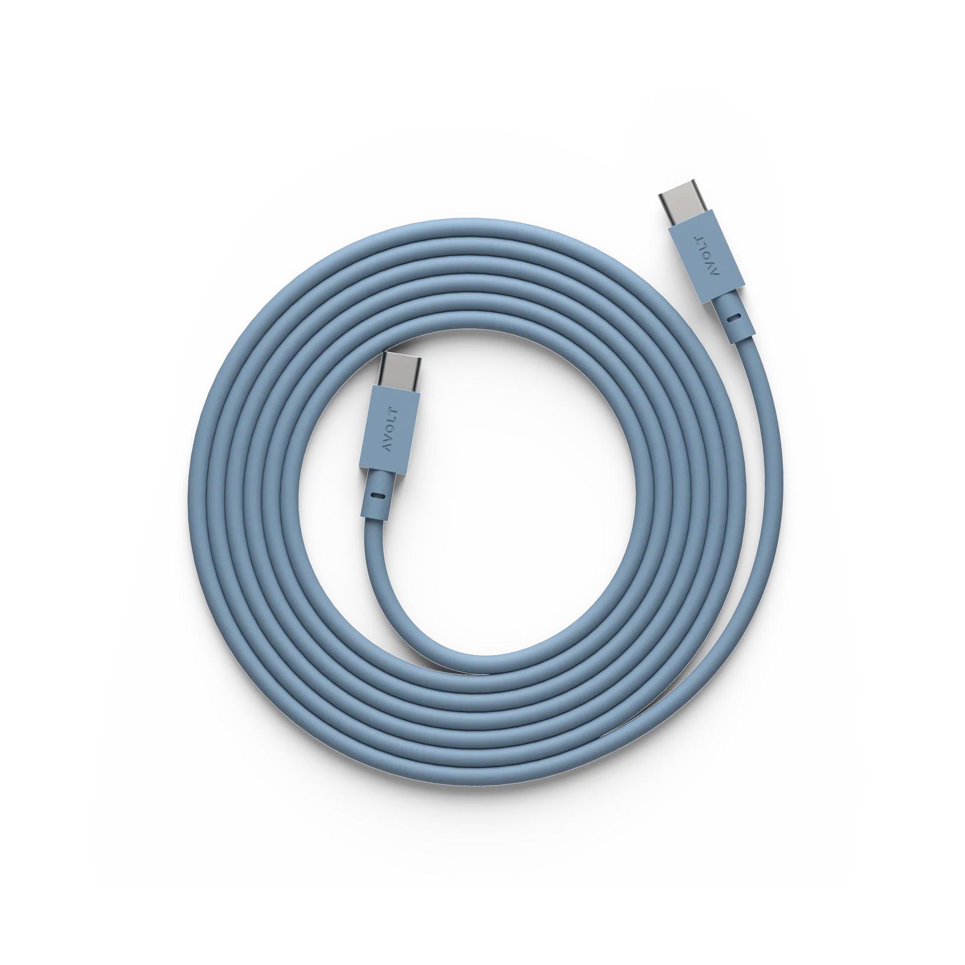 Avolt Cable 1 USB-C - USB-C latauskaapeliin 2 m Shark blue