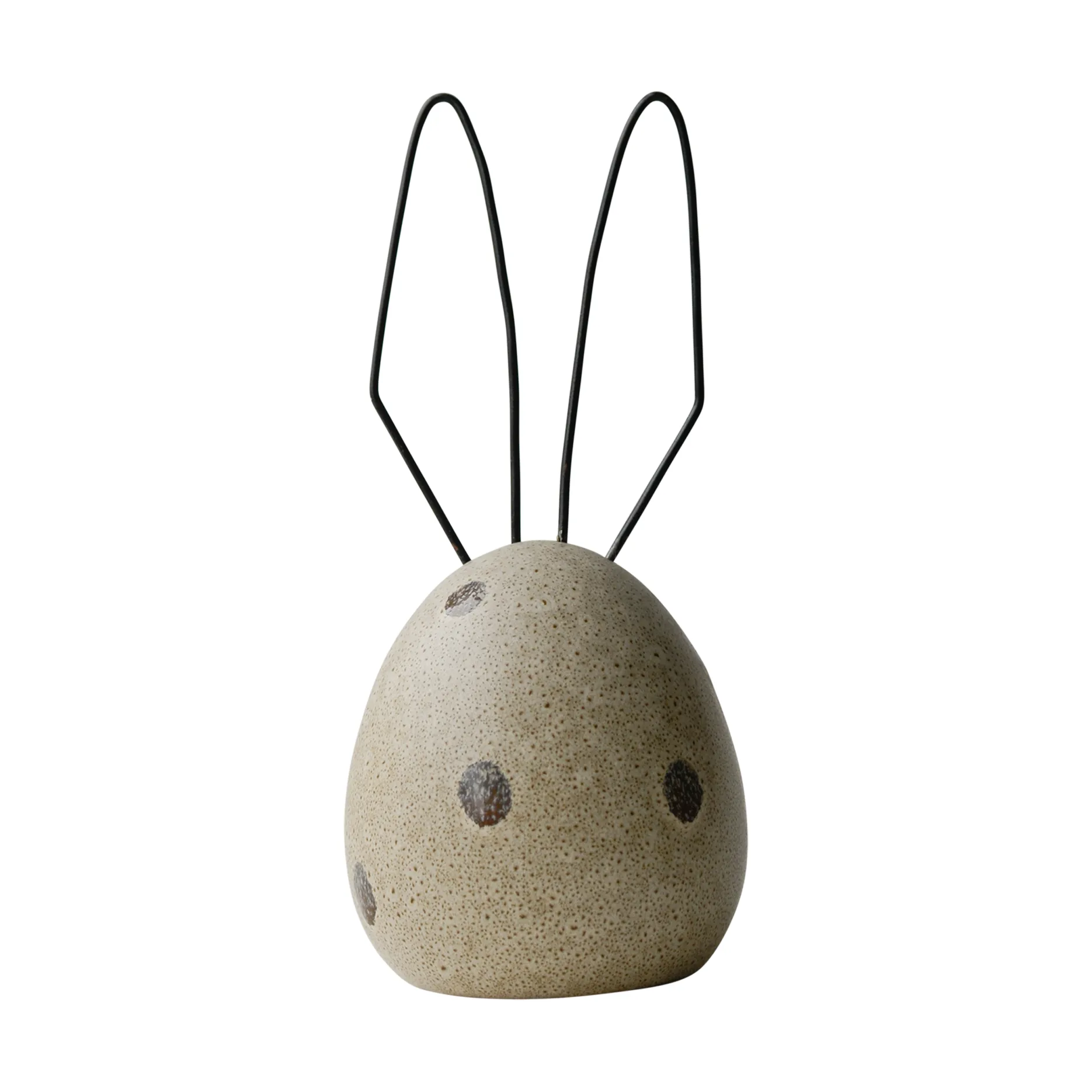 DBKD Jänis pääsiäiskoriste H18 cm Beige dot