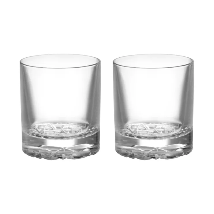Orrefors Carat old fashioned 21 cl 2 kpl Kirkas