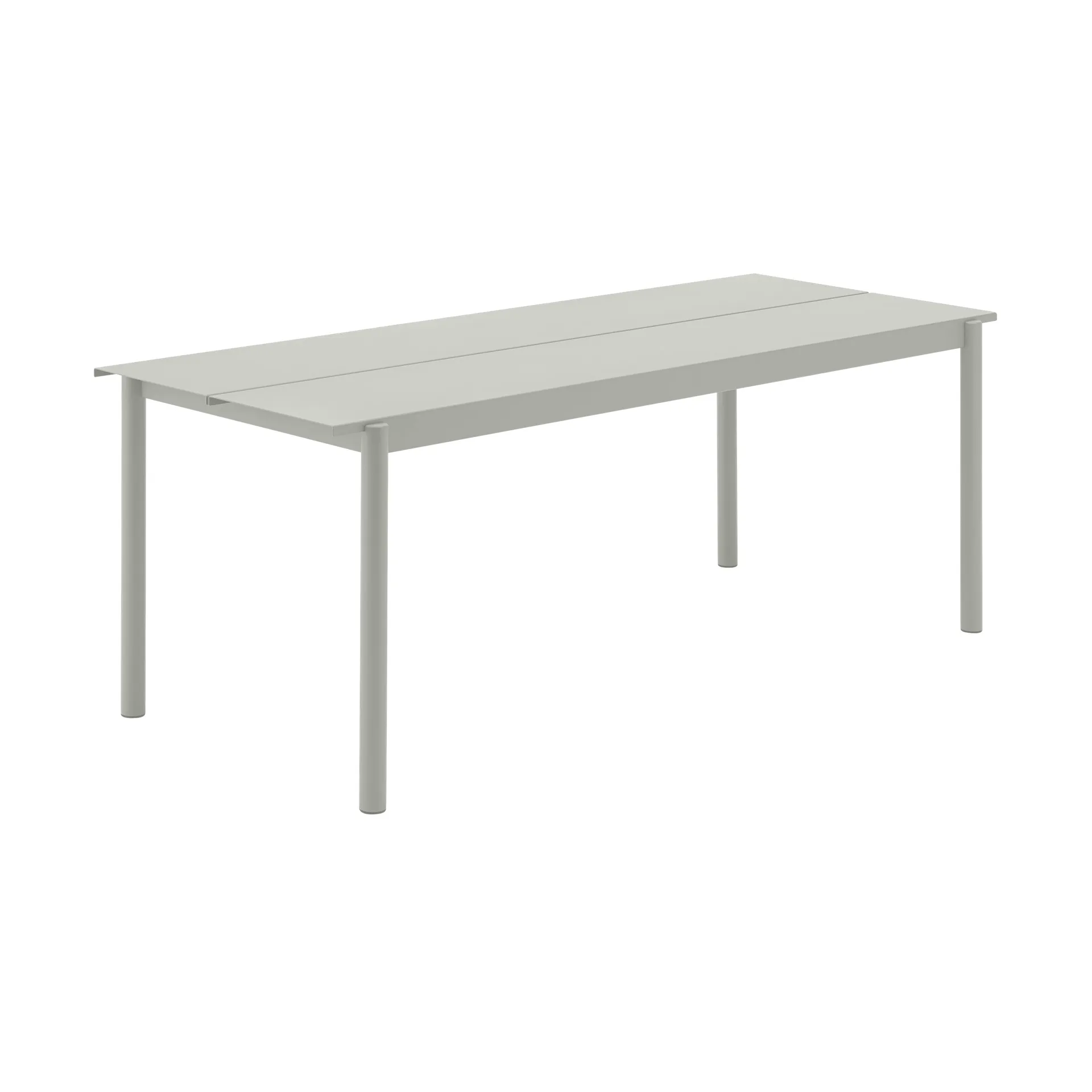 Muuto Linear steel table teräspöytä 200 cm Grey