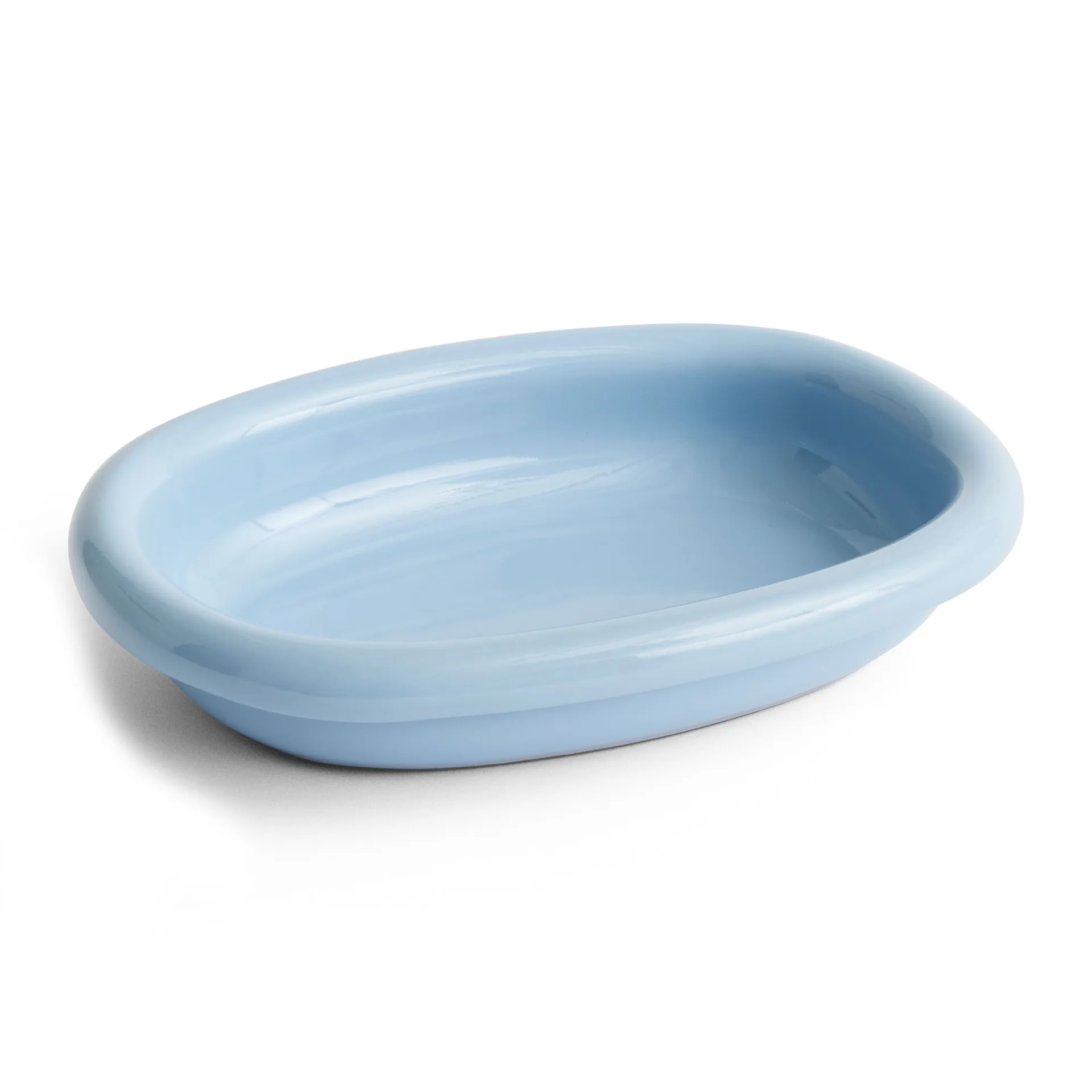 HAY Barro ovaali tarjoiluvati Light blue, small 20x27,5 cm