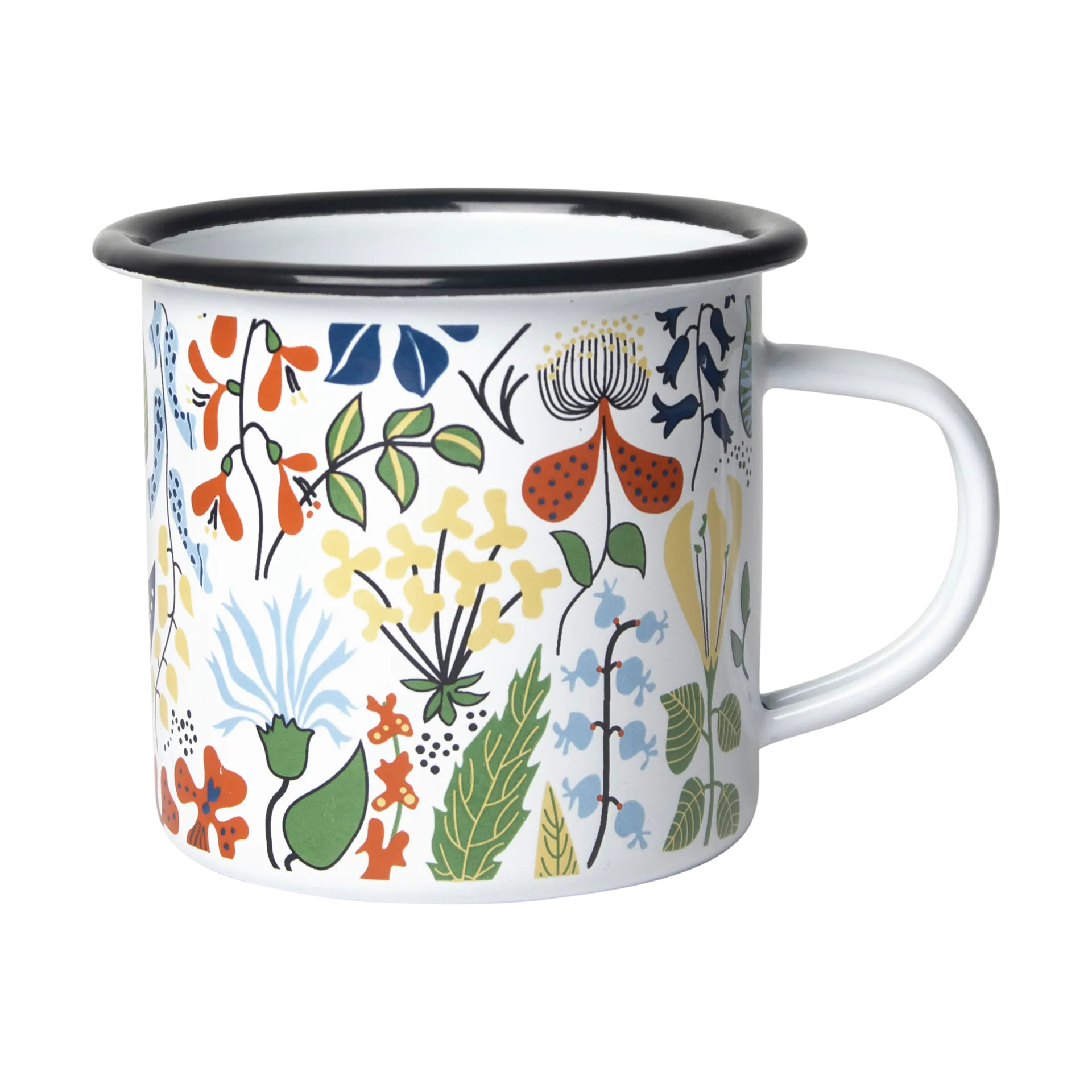 Pluto Design Herbarium emalimuki Valkoinen-multi