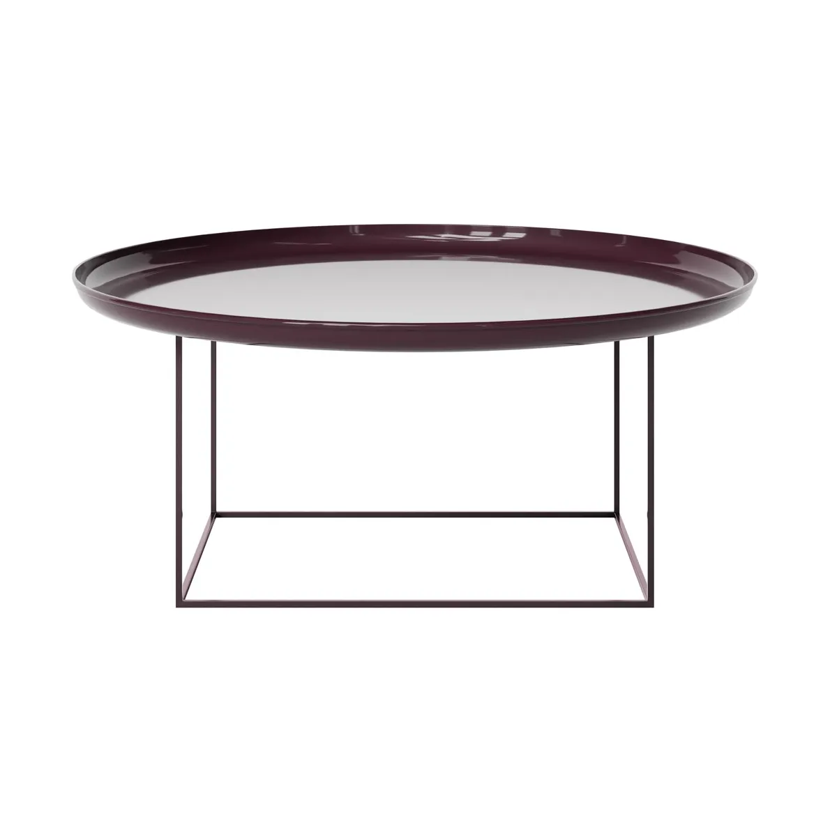 NORR11 Duke sohvapöytä large Lacquered maroon