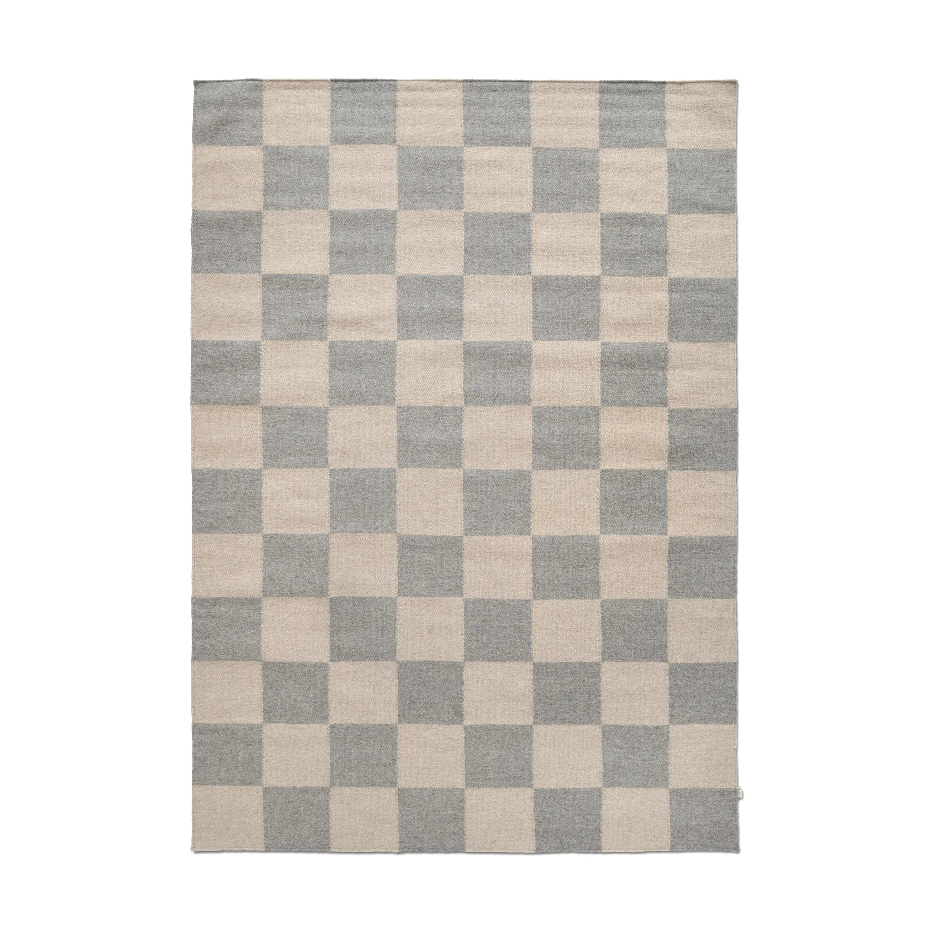 Classic Collection Squares matto Harmaa-beige, 170x230 cm