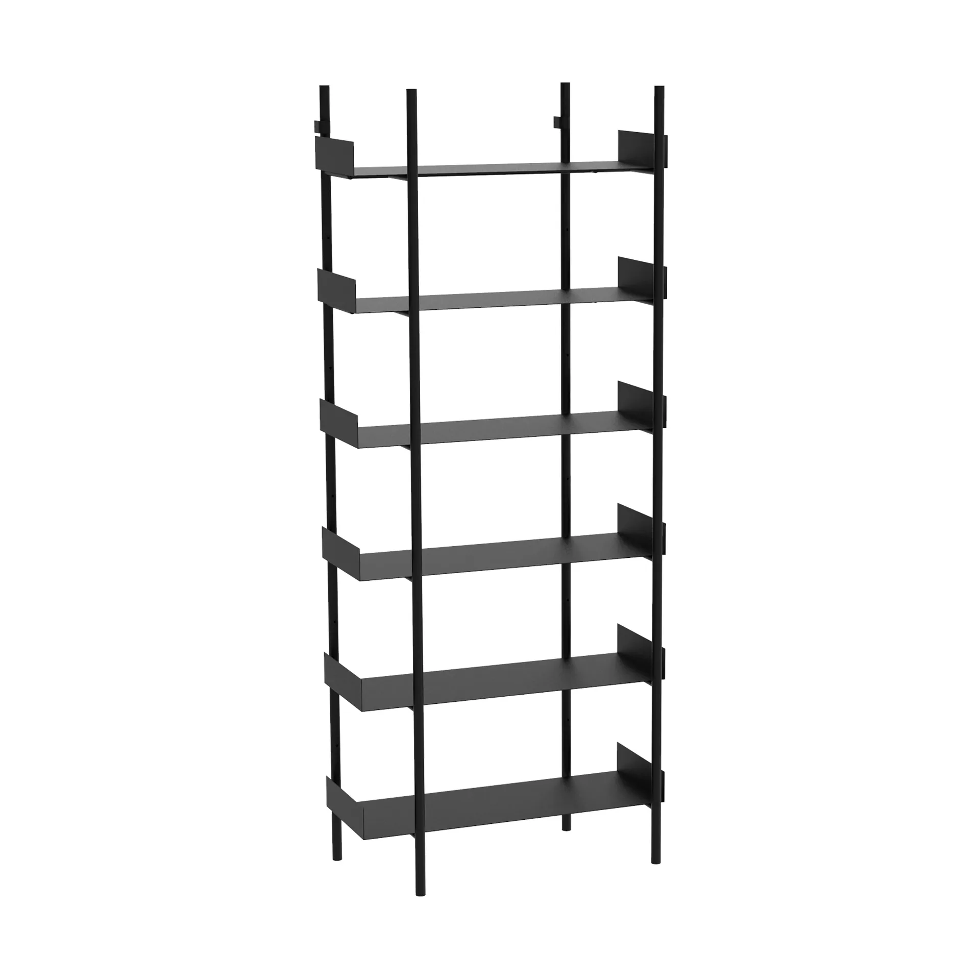 Broste Copenhagen Nobuko kirjahylly 6 hyllytasoa Black