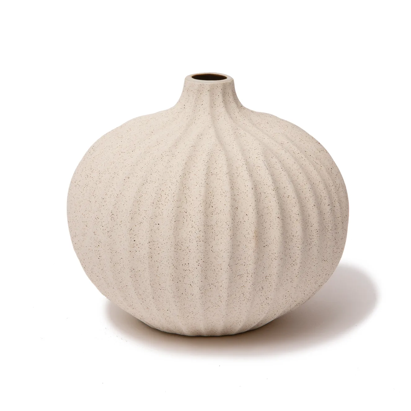Lindform Bari vaasi Sand white light deep line, L