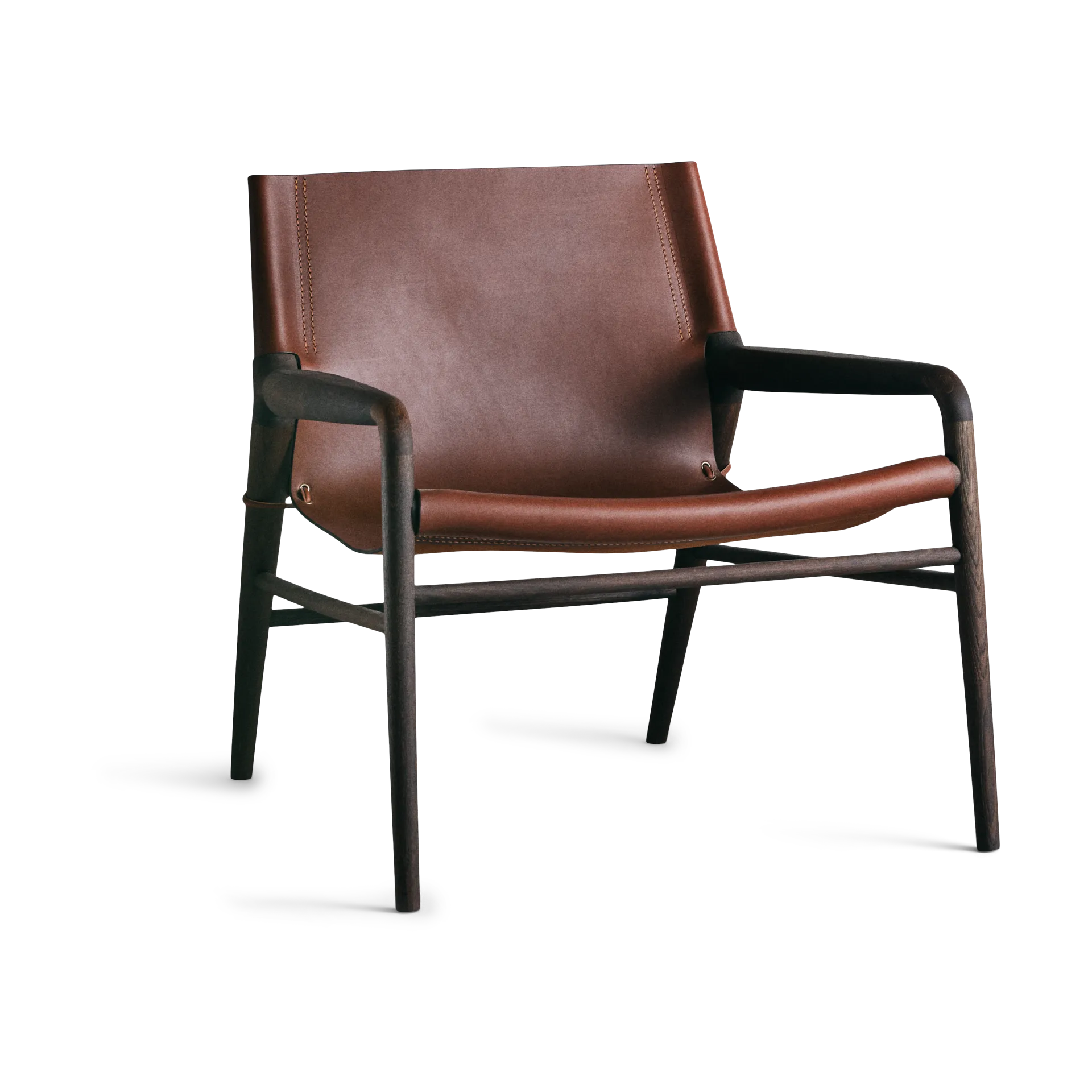 OX Denmarq Rama Chair nojatuoli smoked oak Cognac