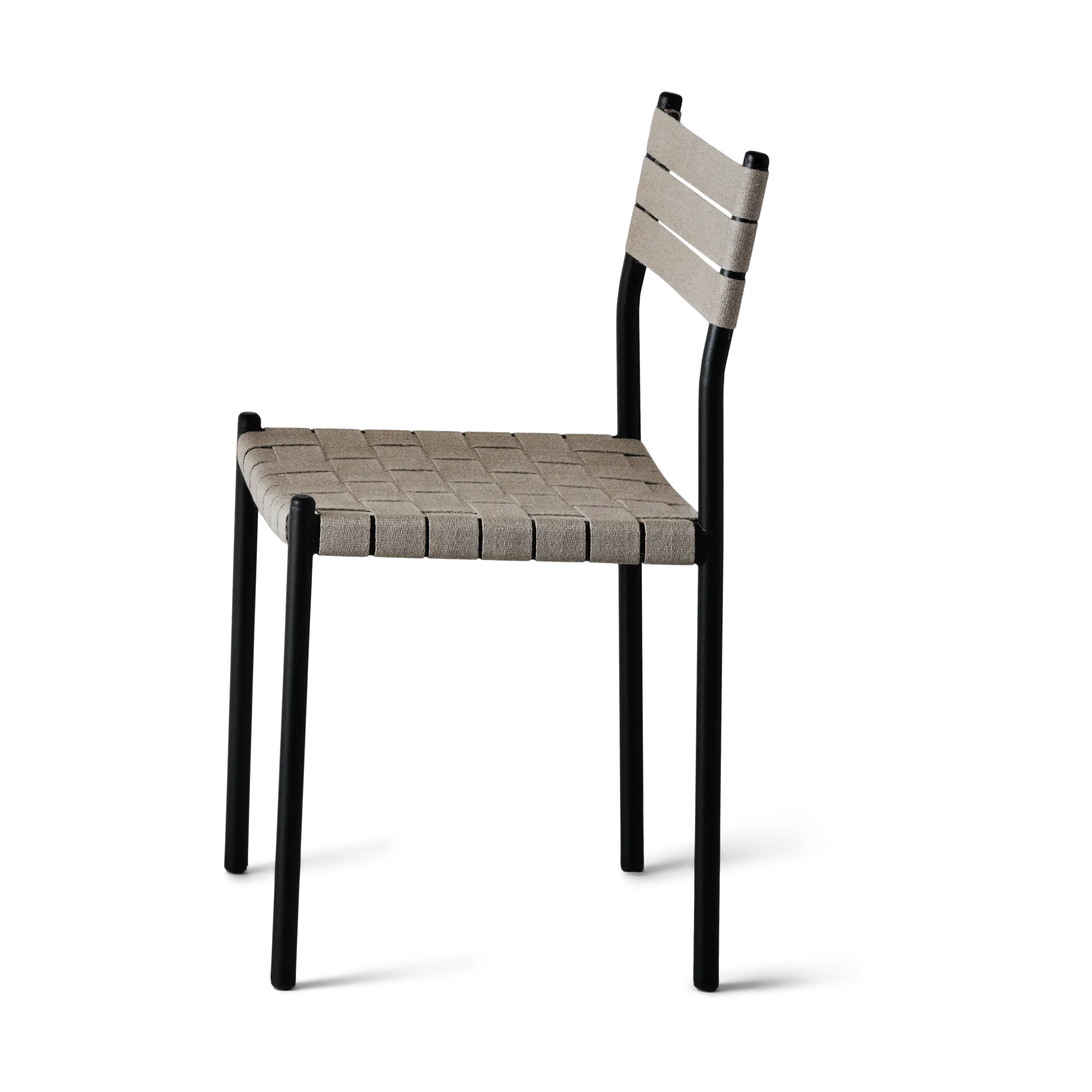 OX Denmarq Nettan Chair black frame tuoli Luonnonkuitu