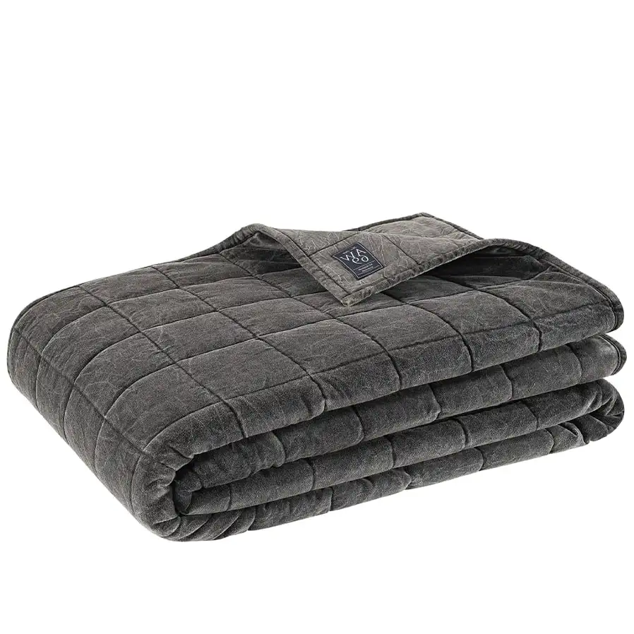 Artwood, Posh päiväpeite 260x260 cm Washed Black