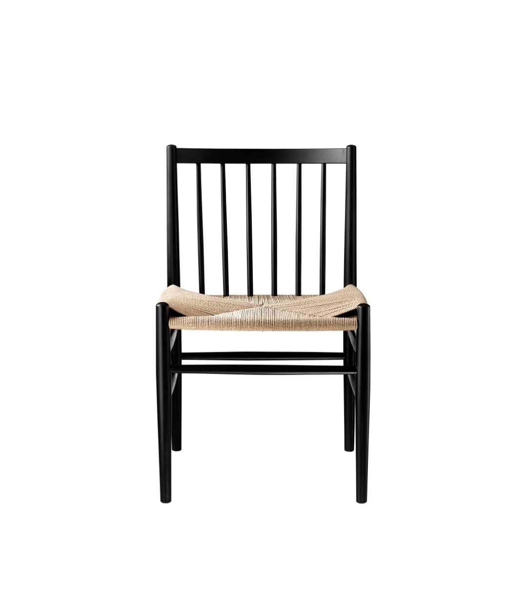 FDB Møbler J80 tuoli Beech black painted-nature