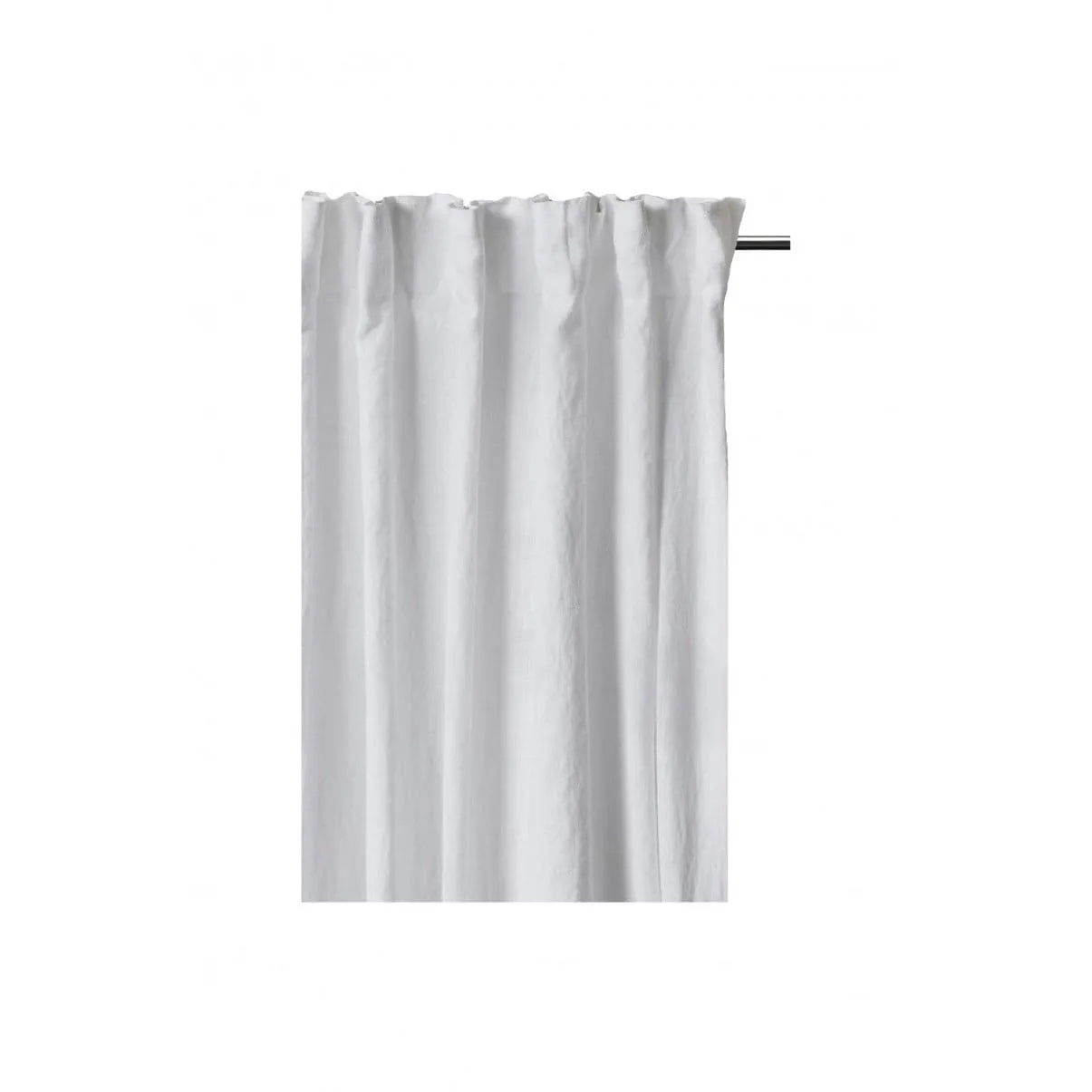 Himla Sunshine verho rypytysnauhalla 140x250 cm Valkea
