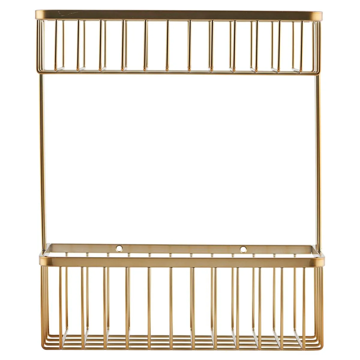 House Doctor Bath kylpyhuonehylly kaksinkertainen 28x33 cm Messinki