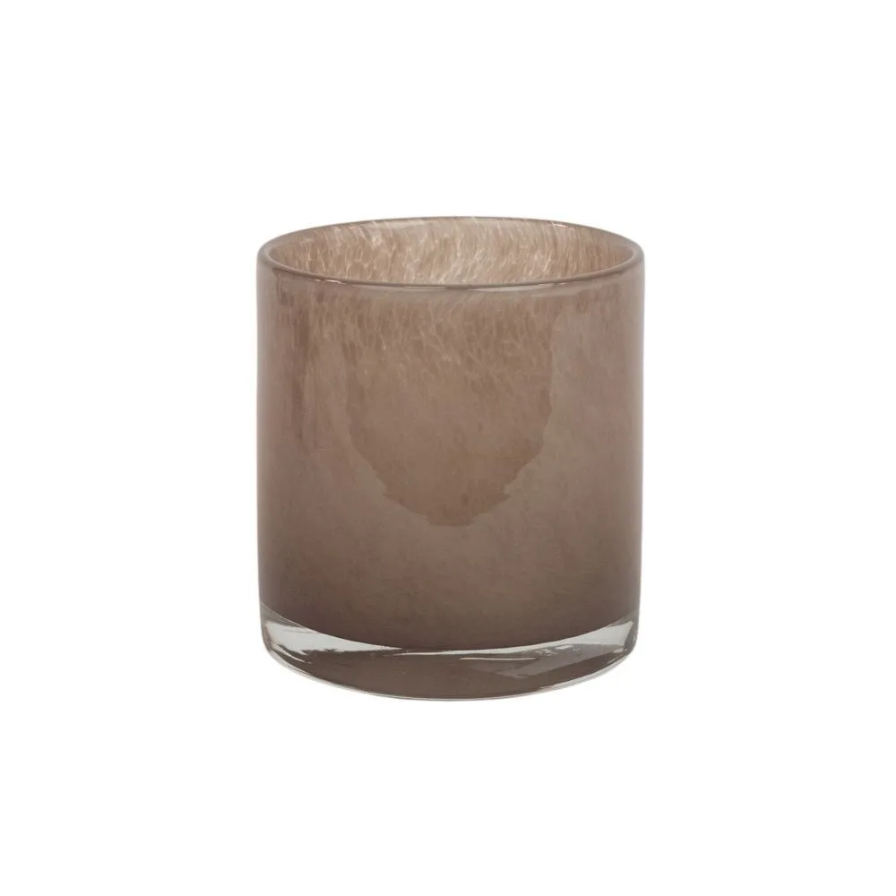 Olsson & Jensen Nilla kynttilälyhty 12 cm Ruskeanharmaa