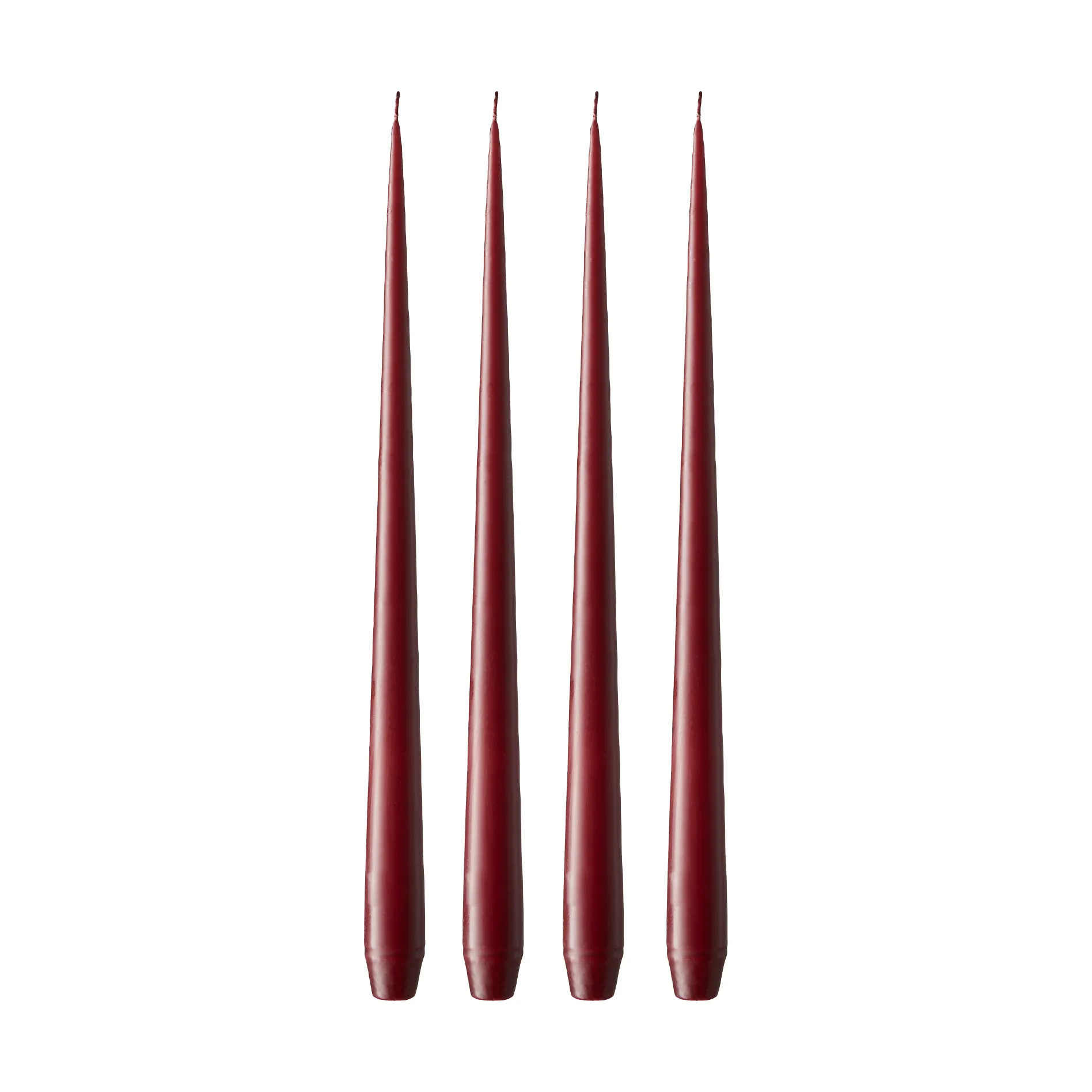 ester & erik ester & erik -kynttilä, 4-pakkaus matta Deep wine 44/2, 42 cm