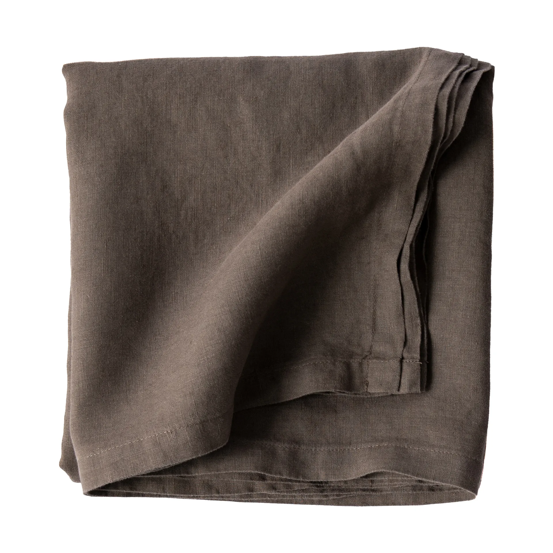 Tell Me More Pöytäliina pellavaa 175x175 cm Taupe