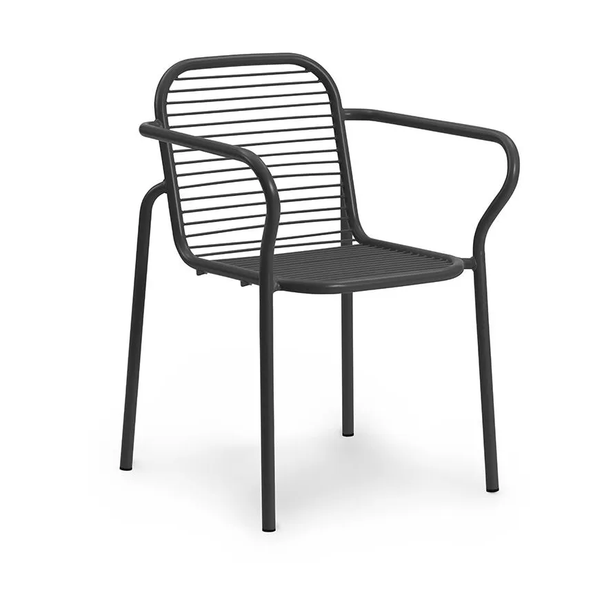 Normann Copenhagen Vig käsinojatuoli Black