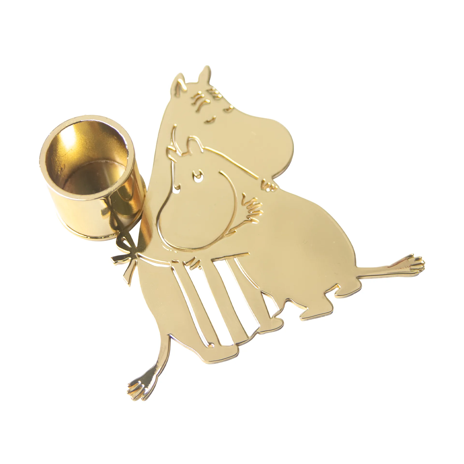 Pluto Design Moomin Love kynttelikkö Kulta