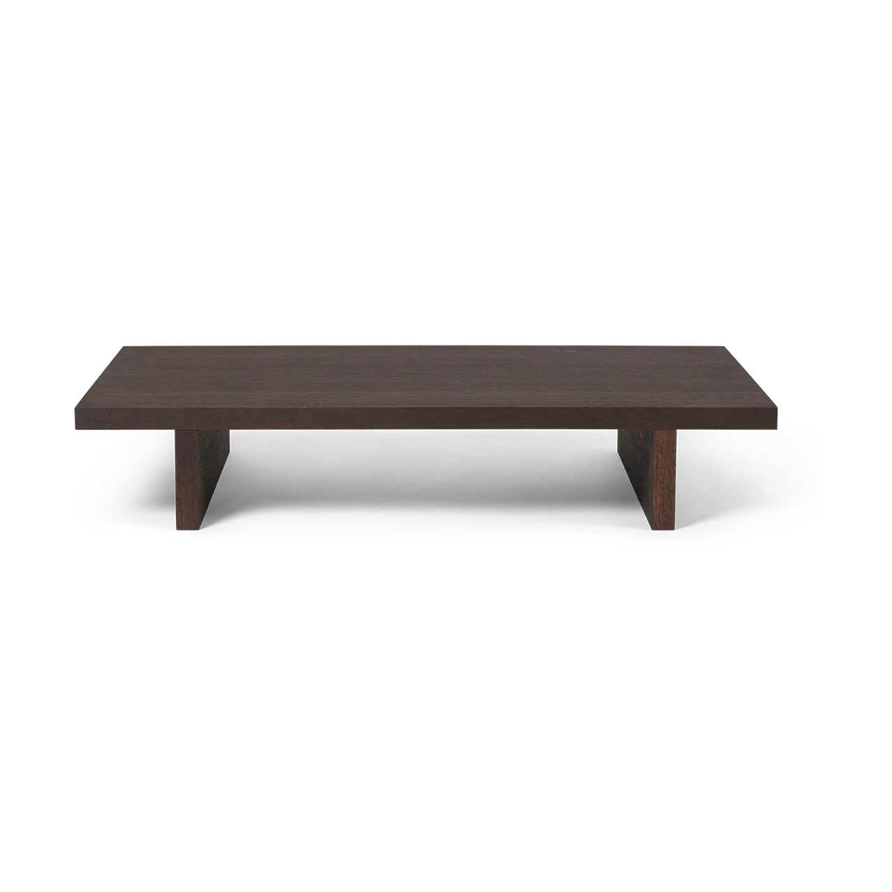 Ferm Living Kona low table sivupöytä Dark Stained oak veneer